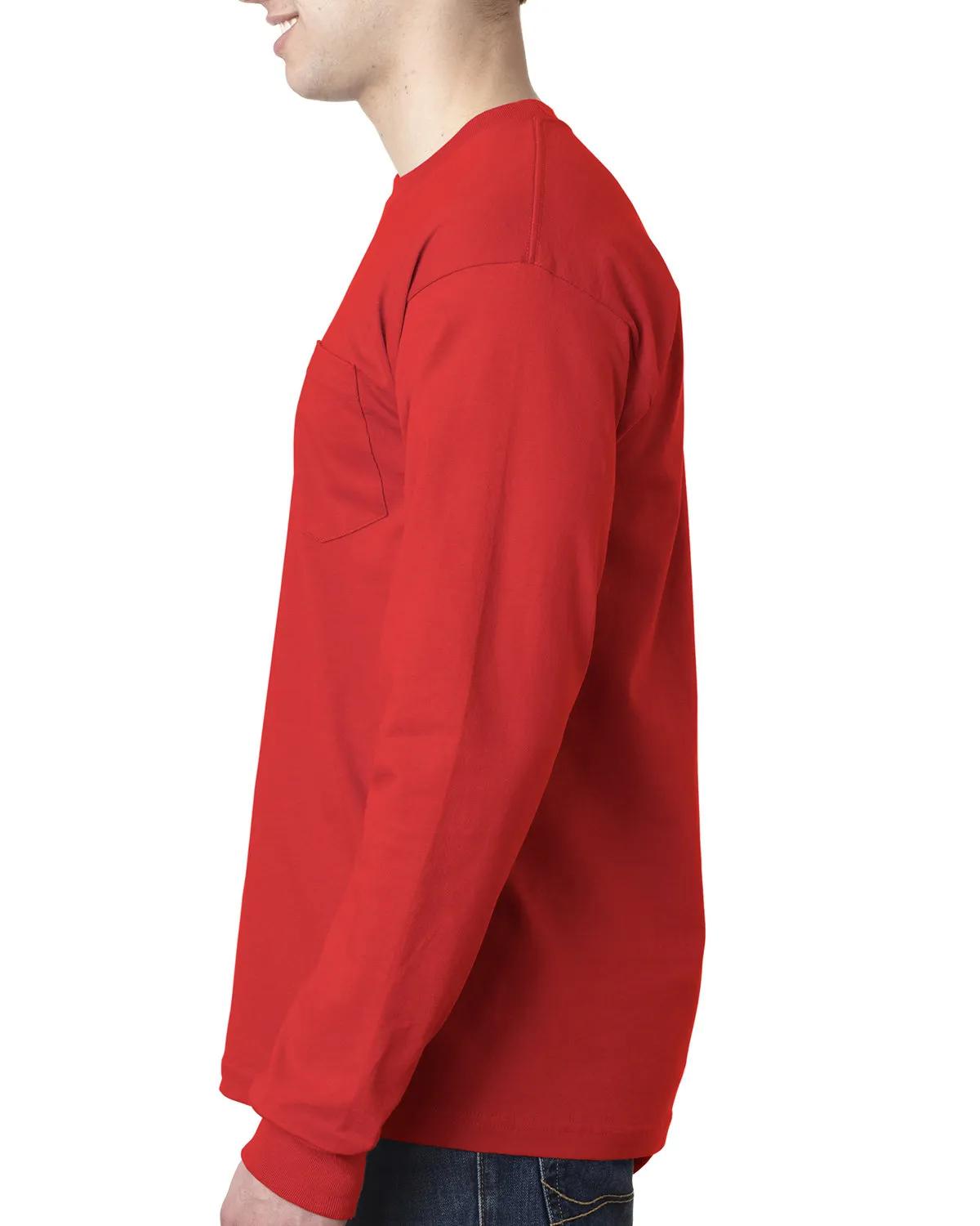 Adult USA Made Heavyweight Long-Sleeve Pocket T-Shirt 39 of 39