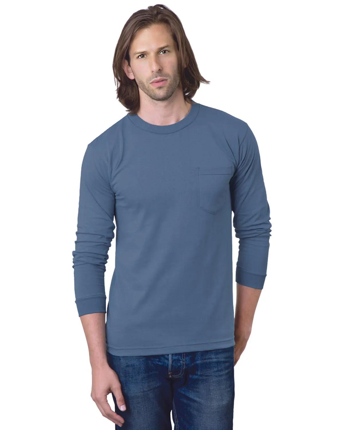 Adult USA Made Heavyweight Long-Sleeve Pocket T-Shirt 12 of 39