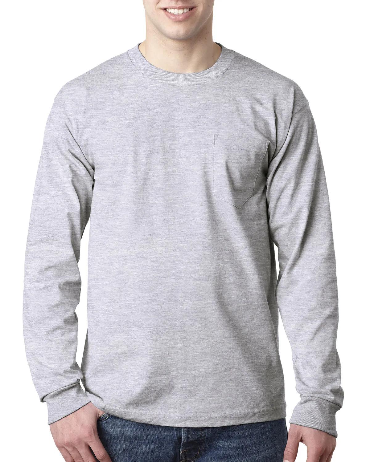 Adult USA Made Heavyweight Long-Sleeve Pocket T-Shirt 8 of 39
