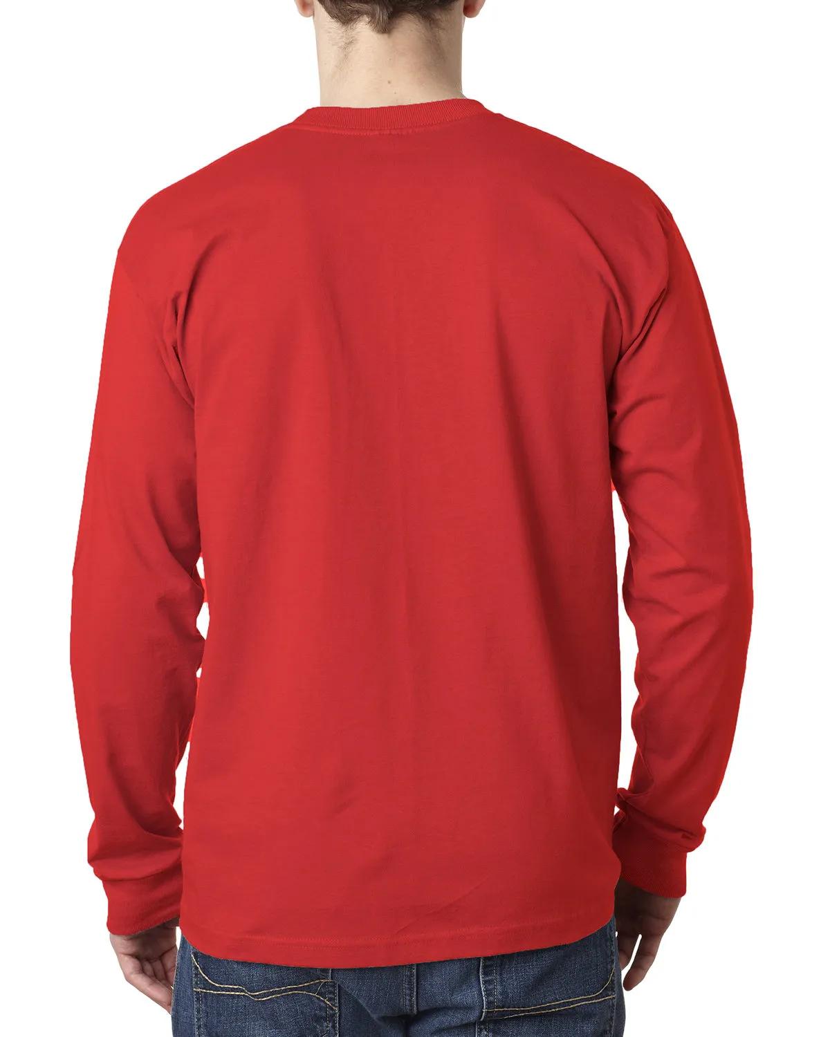 Adult USA Made Heavyweight Long-Sleeve Pocket T-Shirt 38 of 39