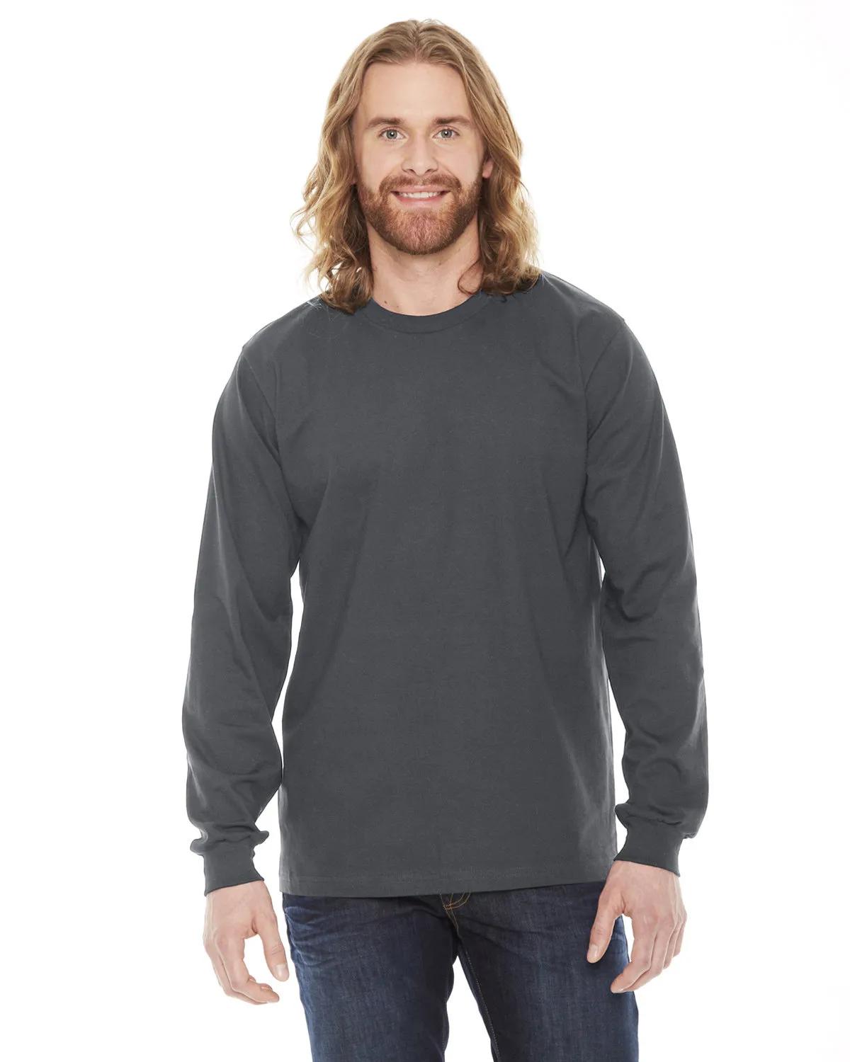 Unisex Fine Jersey Long-Sleeve T-Shirt 3 of 21