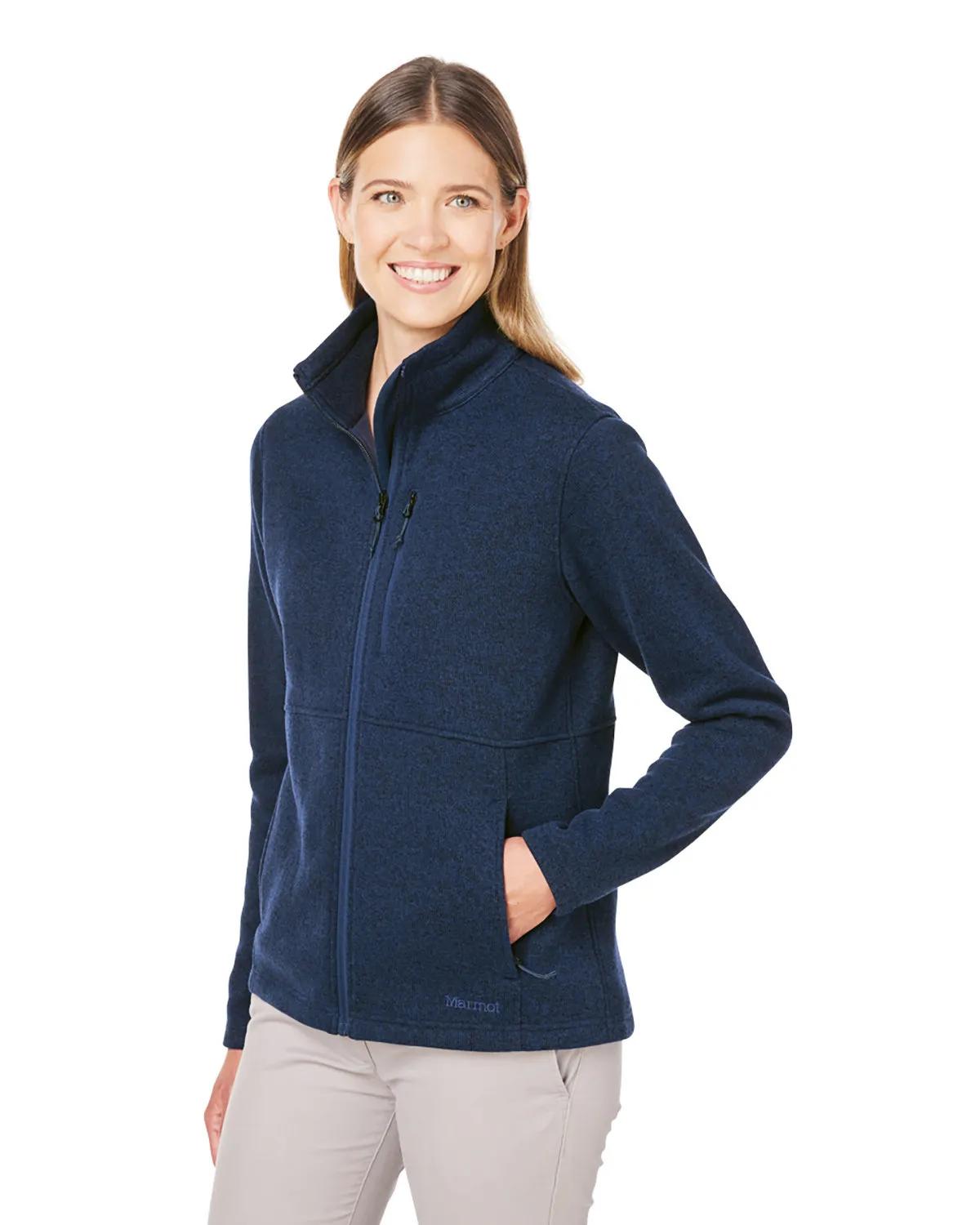 Ladies' Dropline Sweater Fleece Jacket 7 of 7