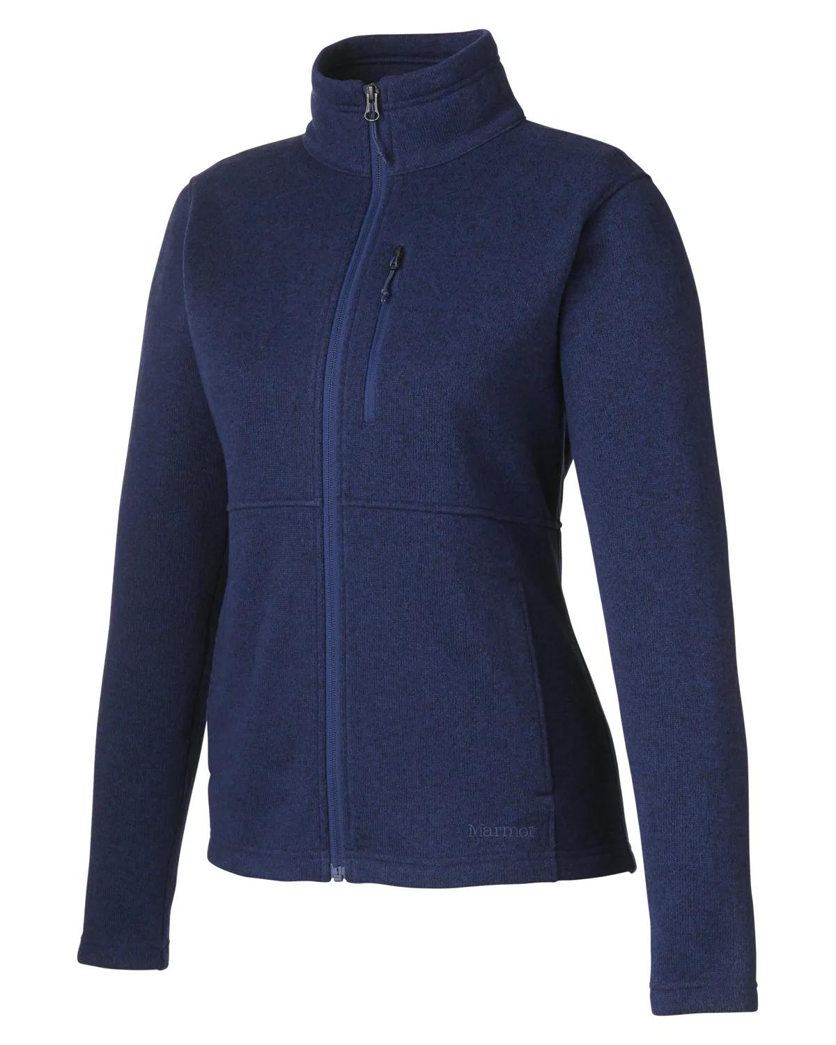 Ladies' Dropline Sweater Fleece Jacket 4 of 7