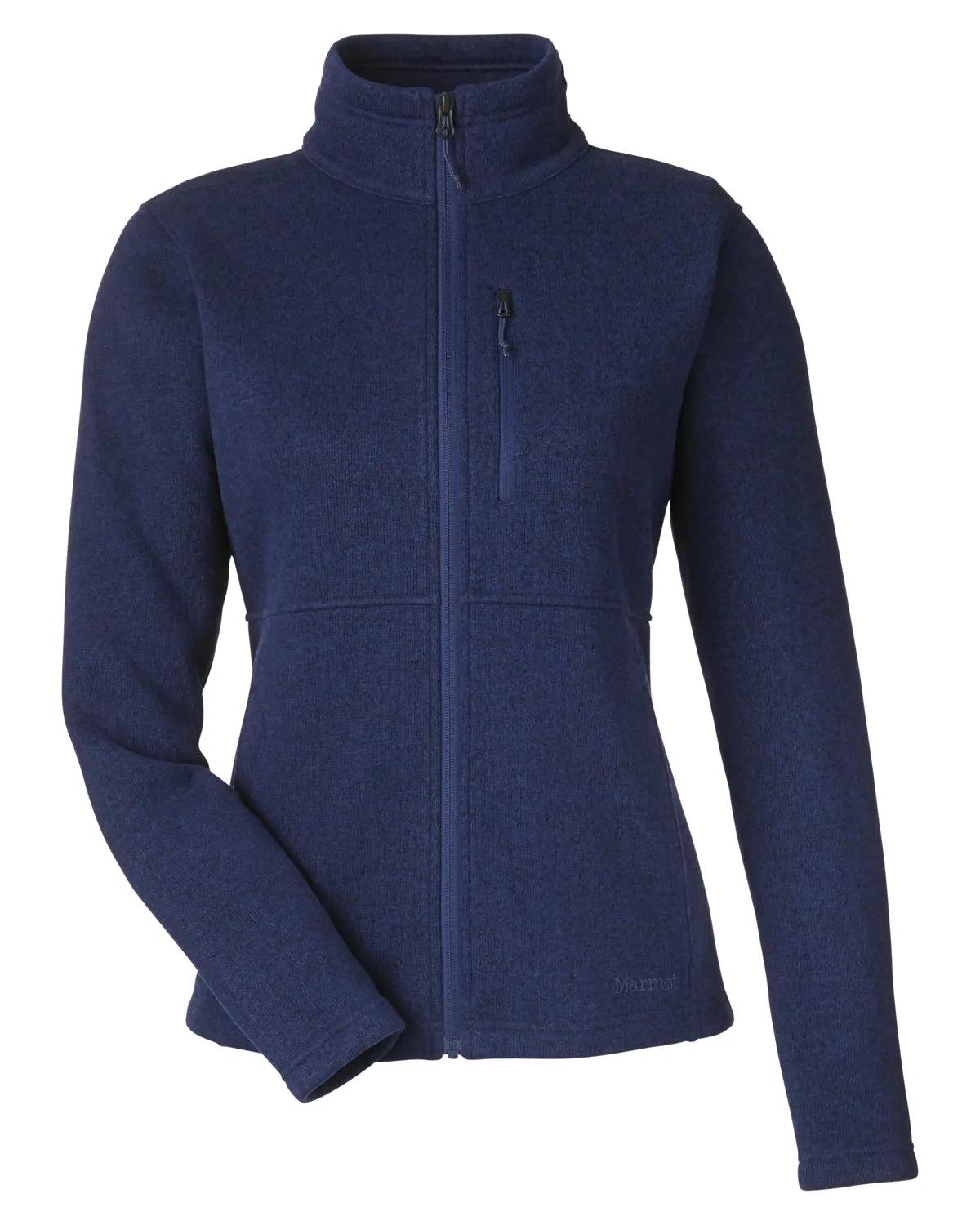 Ladies' Dropline Sweater Fleece Jacket 3 of 7