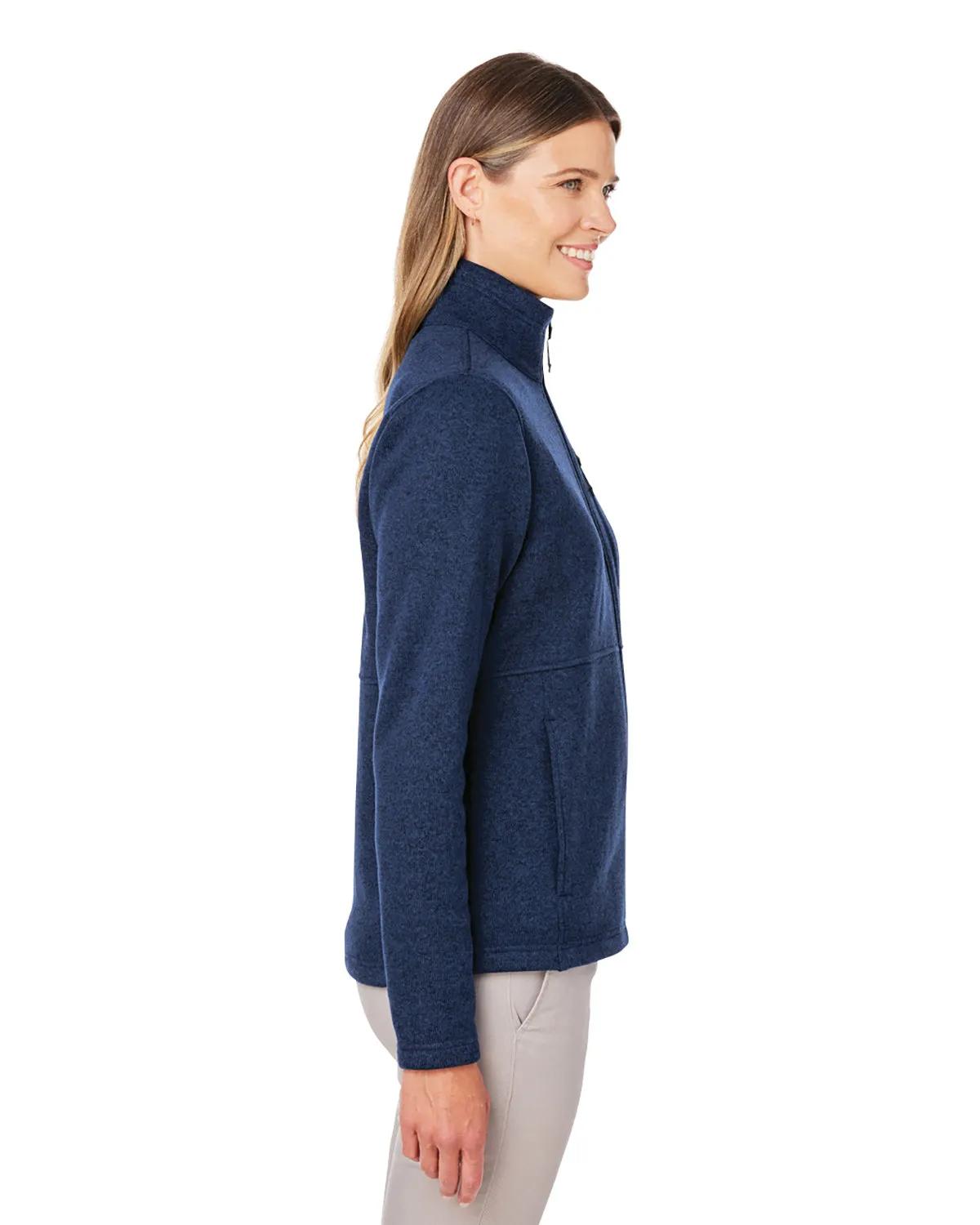 Ladies' Dropline Sweater Fleece Jacket 2 of 7