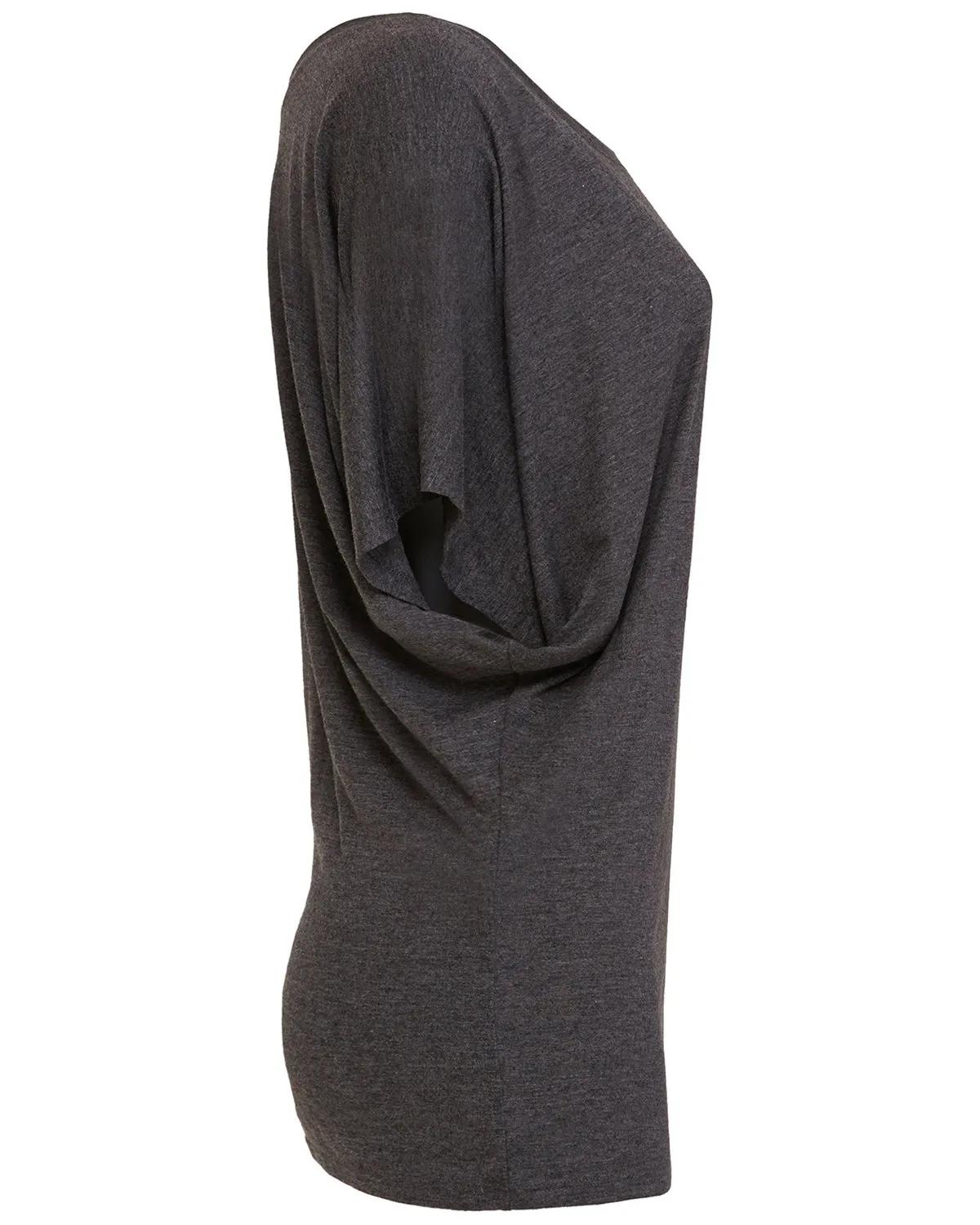 Ladies' Flowy Draped Sleeve Dolman T-Shirt 20 of 26