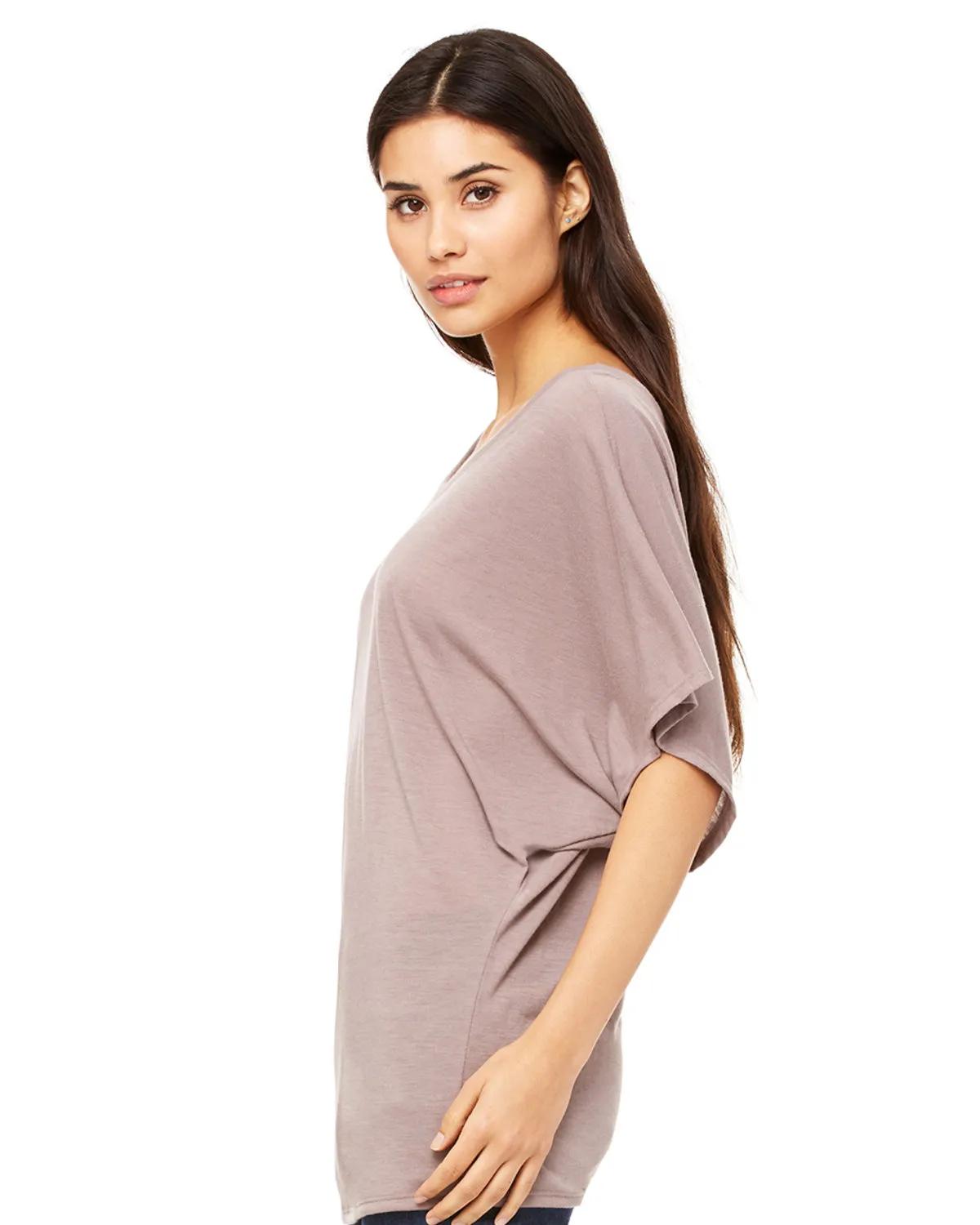 Ladies' Flowy Draped Sleeve Dolman T-Shirt 26 of 26