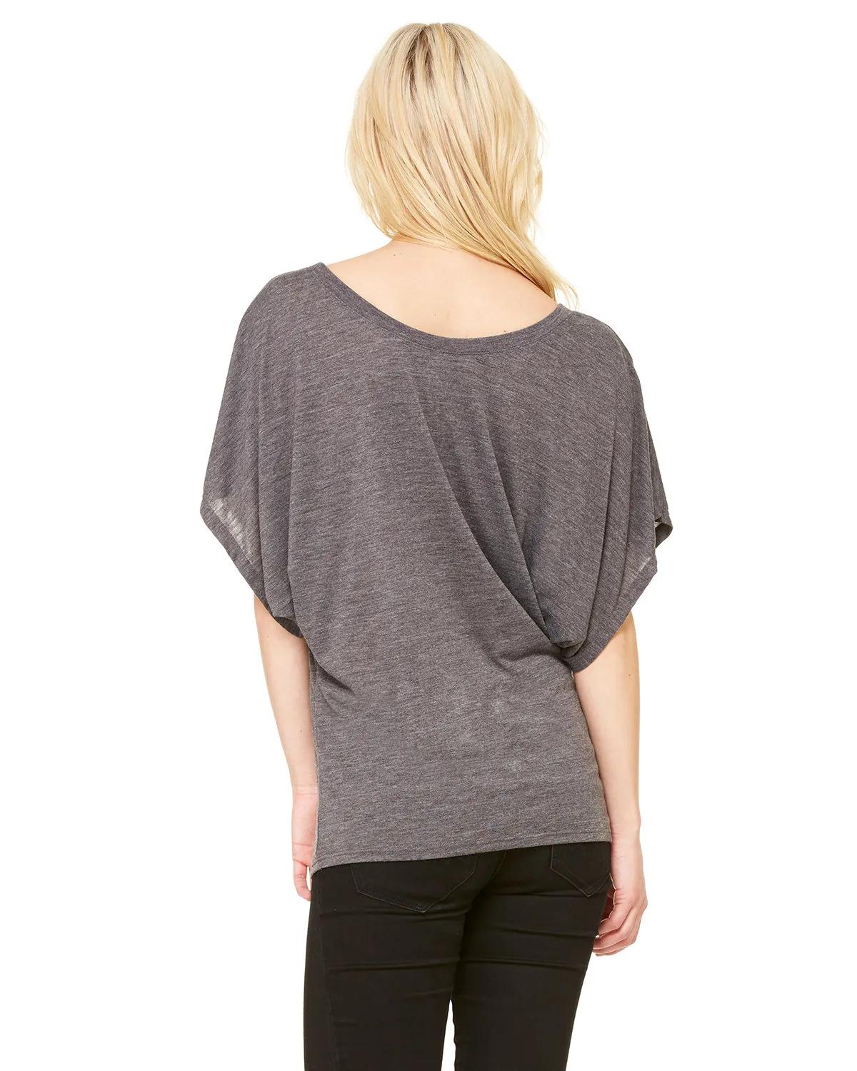 Ladies' Flowy Draped Sleeve Dolman T-Shirt 17 of 26