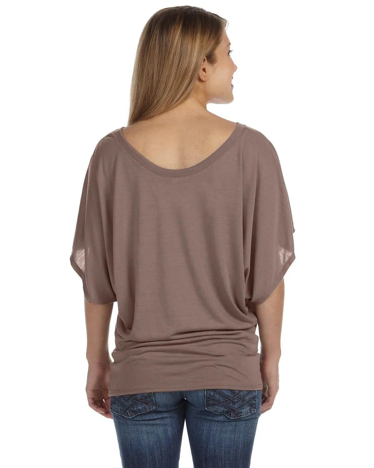 Ladies' Flowy Draped Sleeve Dolman T-Shirt 25 of 26