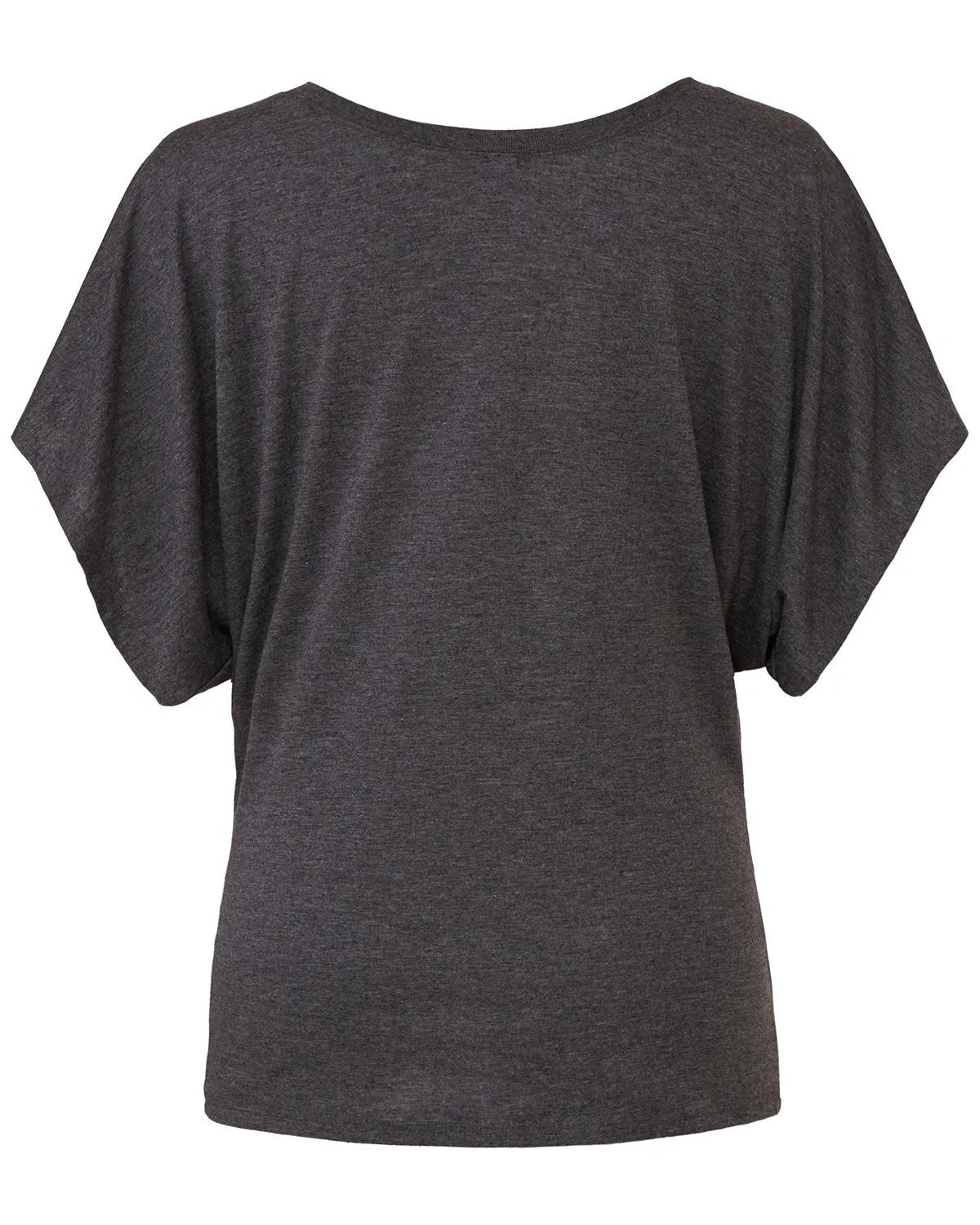 Ladies' Flowy Draped Sleeve Dolman T-Shirt 17 of 26