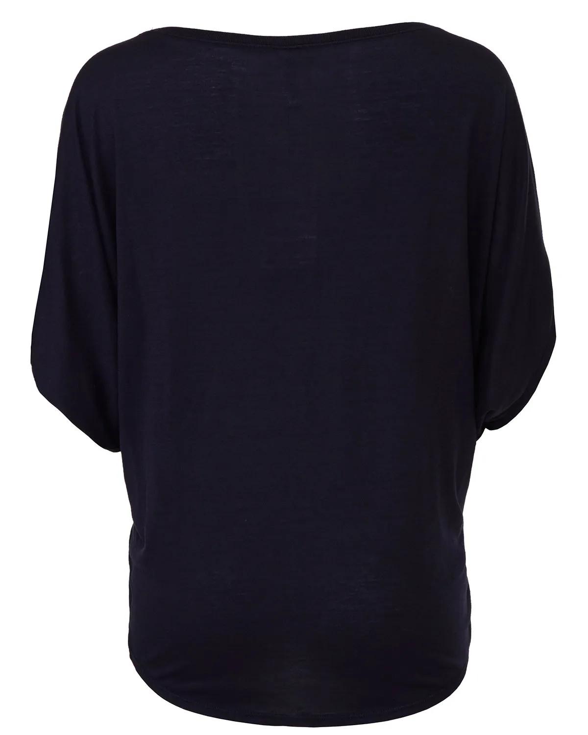 Ladies' Flowy Draped Sleeve Dolman T-Shirt 12 of 26