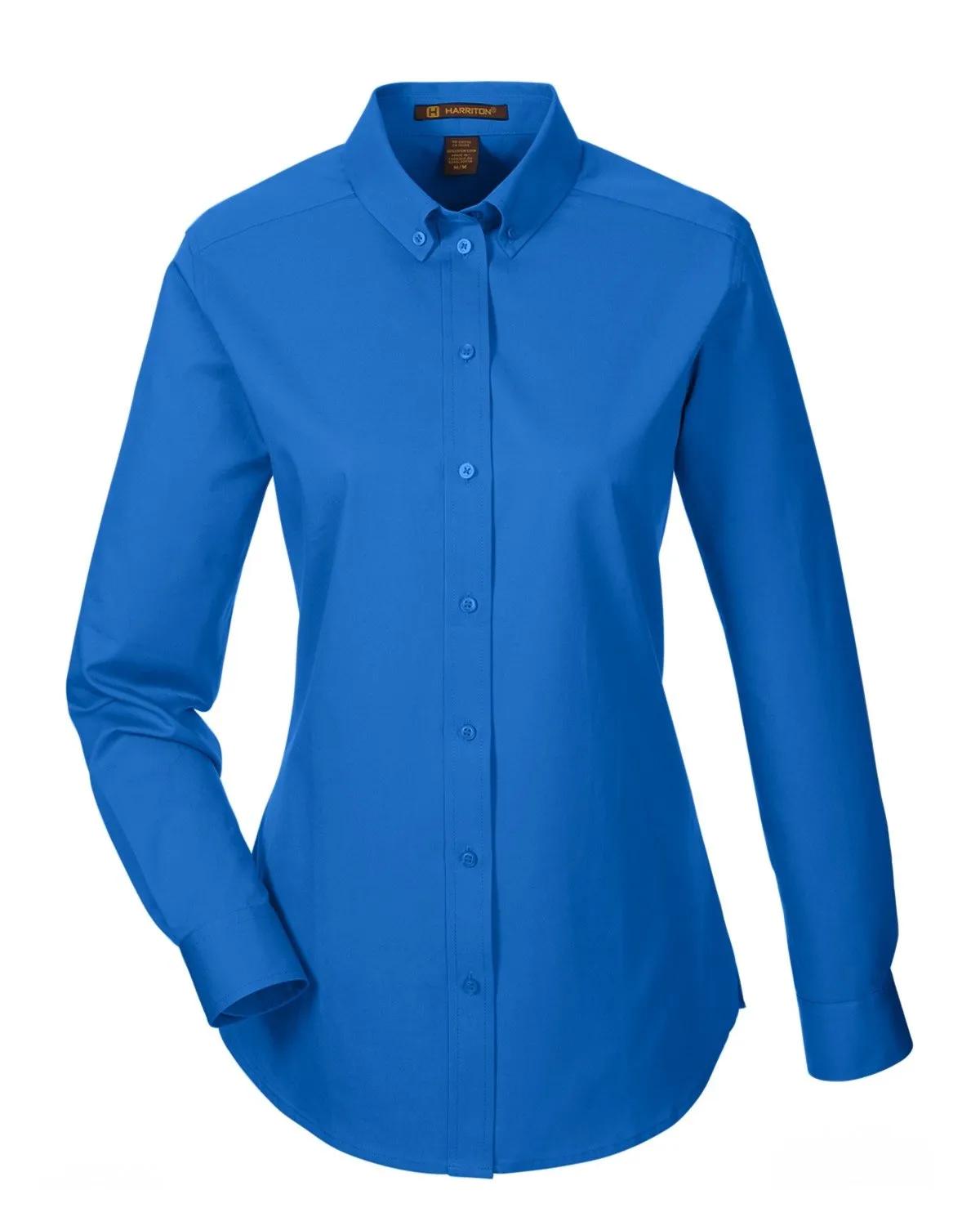 Ladies' Foundation Cotton Long-Sleeve Twill Shirt with Teflon™ 10 of 28