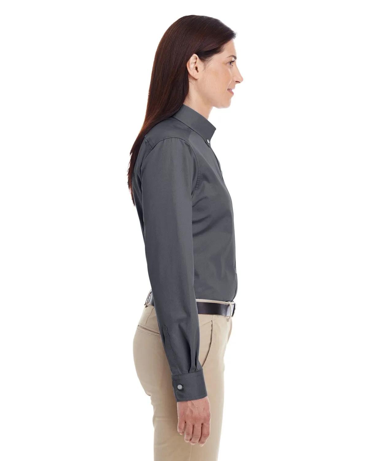 Ladies' Foundation Cotton Long-Sleeve Twill Shirt with Teflon™ 26 of 28