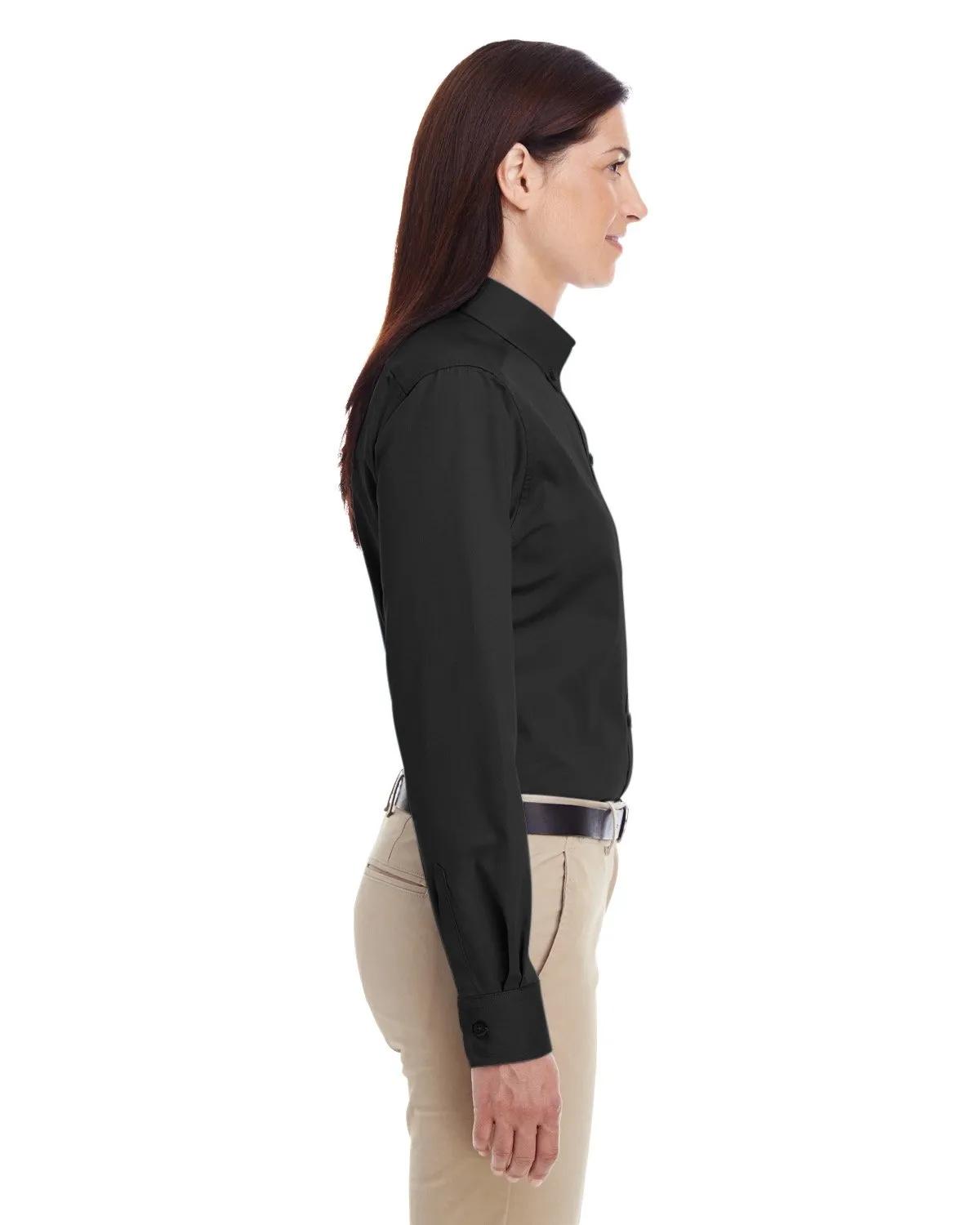 Ladies' Foundation Cotton Long-Sleeve Twill Shirt with Teflon™ 23 of 28