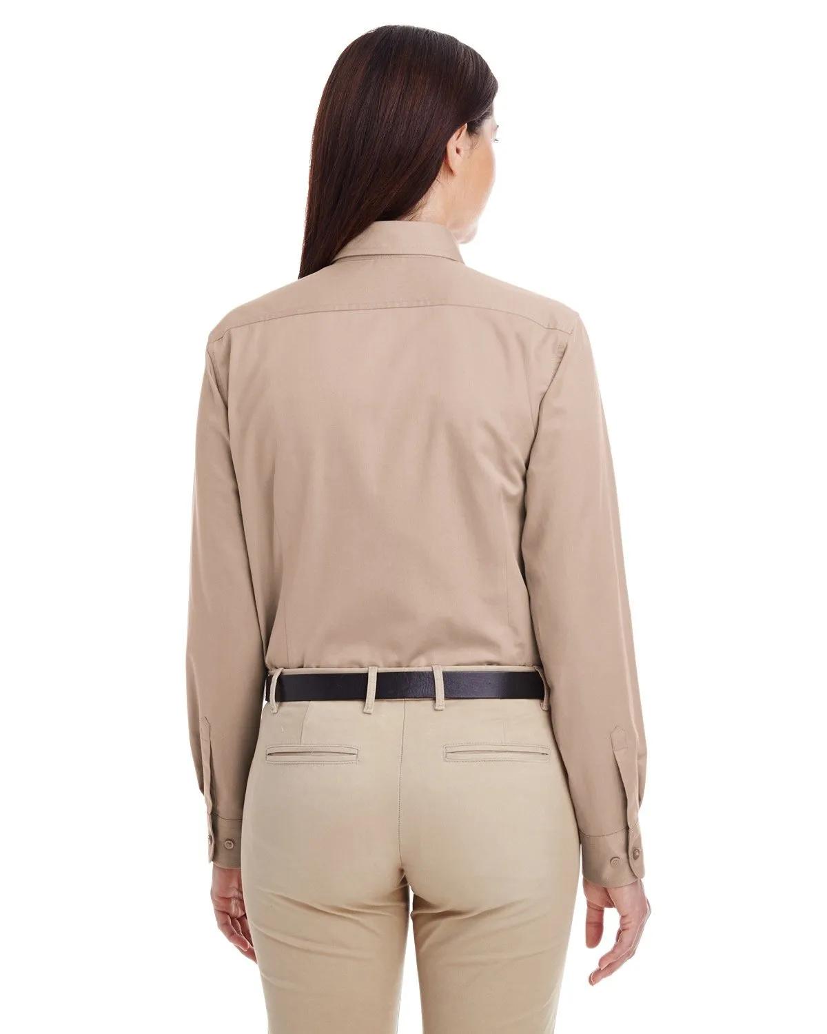Ladies' Foundation Cotton Long-Sleeve Twill Shirt with Teflon™ 15 of 28