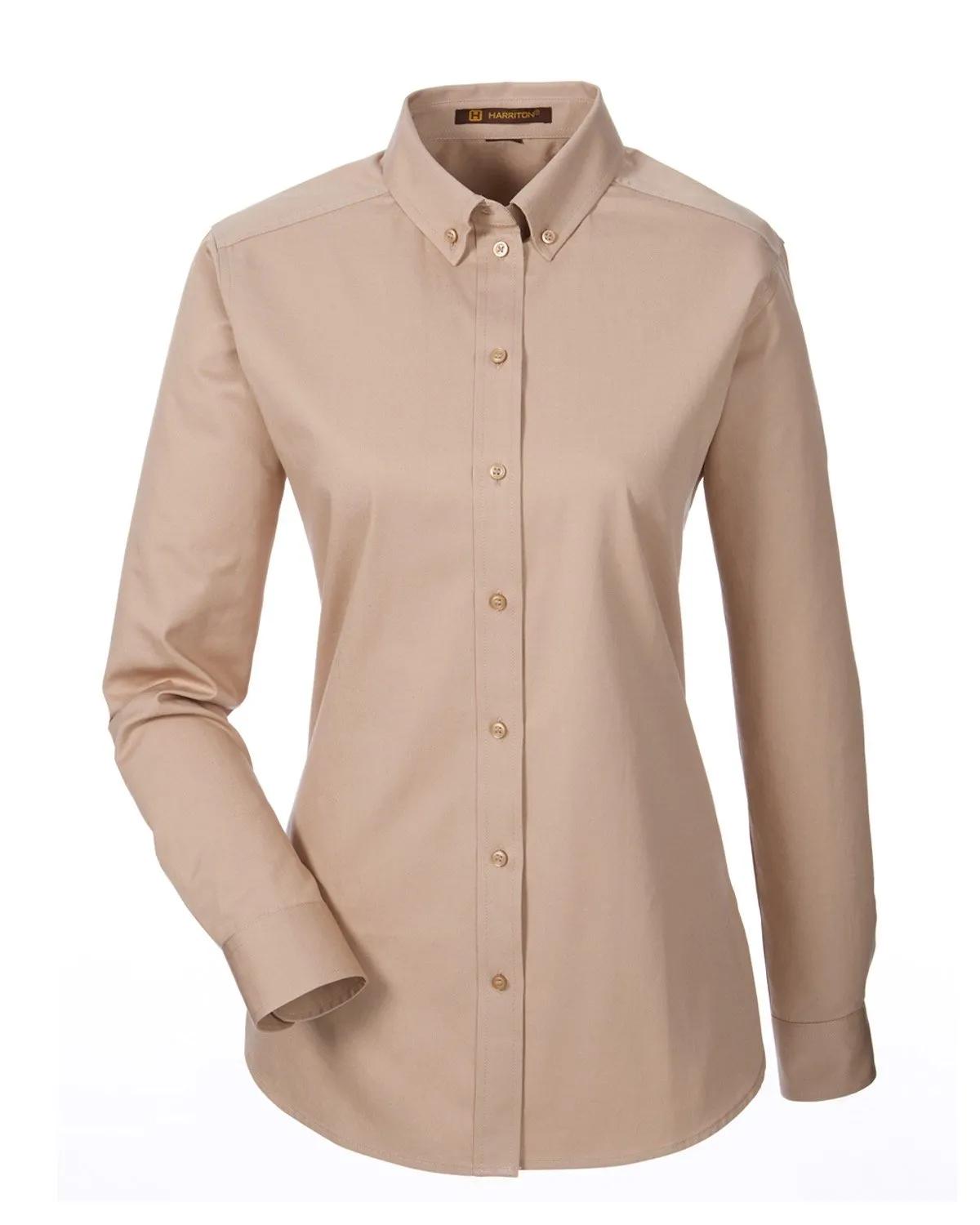 Ladies' Foundation Cotton Long-Sleeve Twill Shirt with Teflon™ 12 of 28