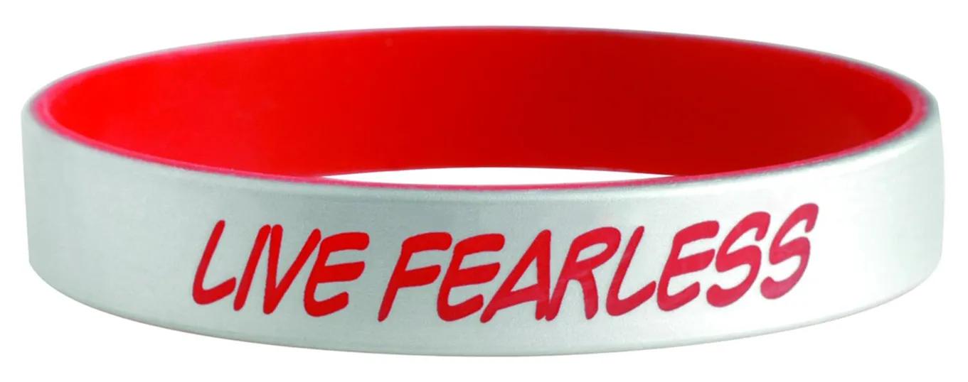 Silver Silicone Bracelets 8 of 16