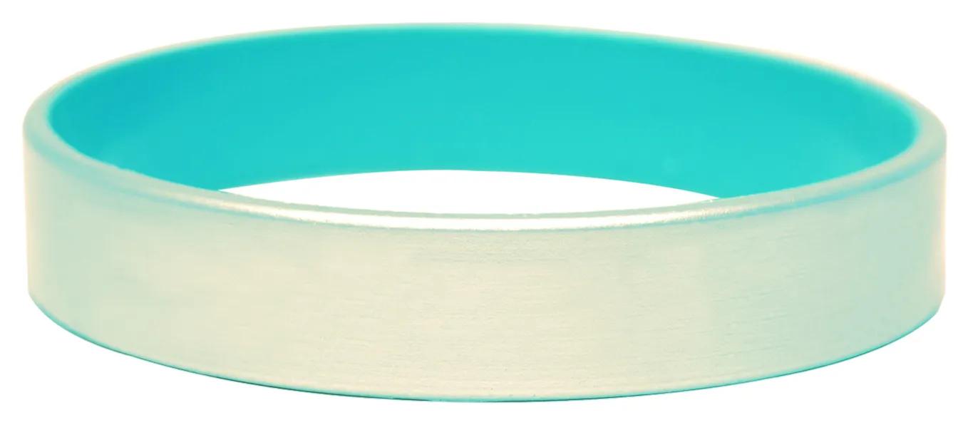 Silver Silicone Bracelets 3 of 16