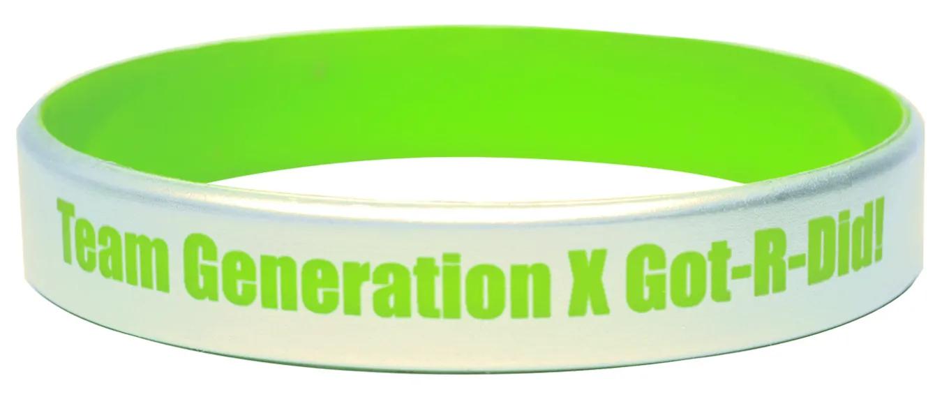 Silver Silicone Bracelets 5 of 16