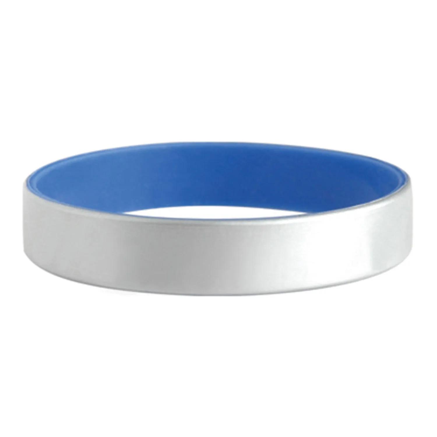 Silver Silicone Bracelets 11 of 16