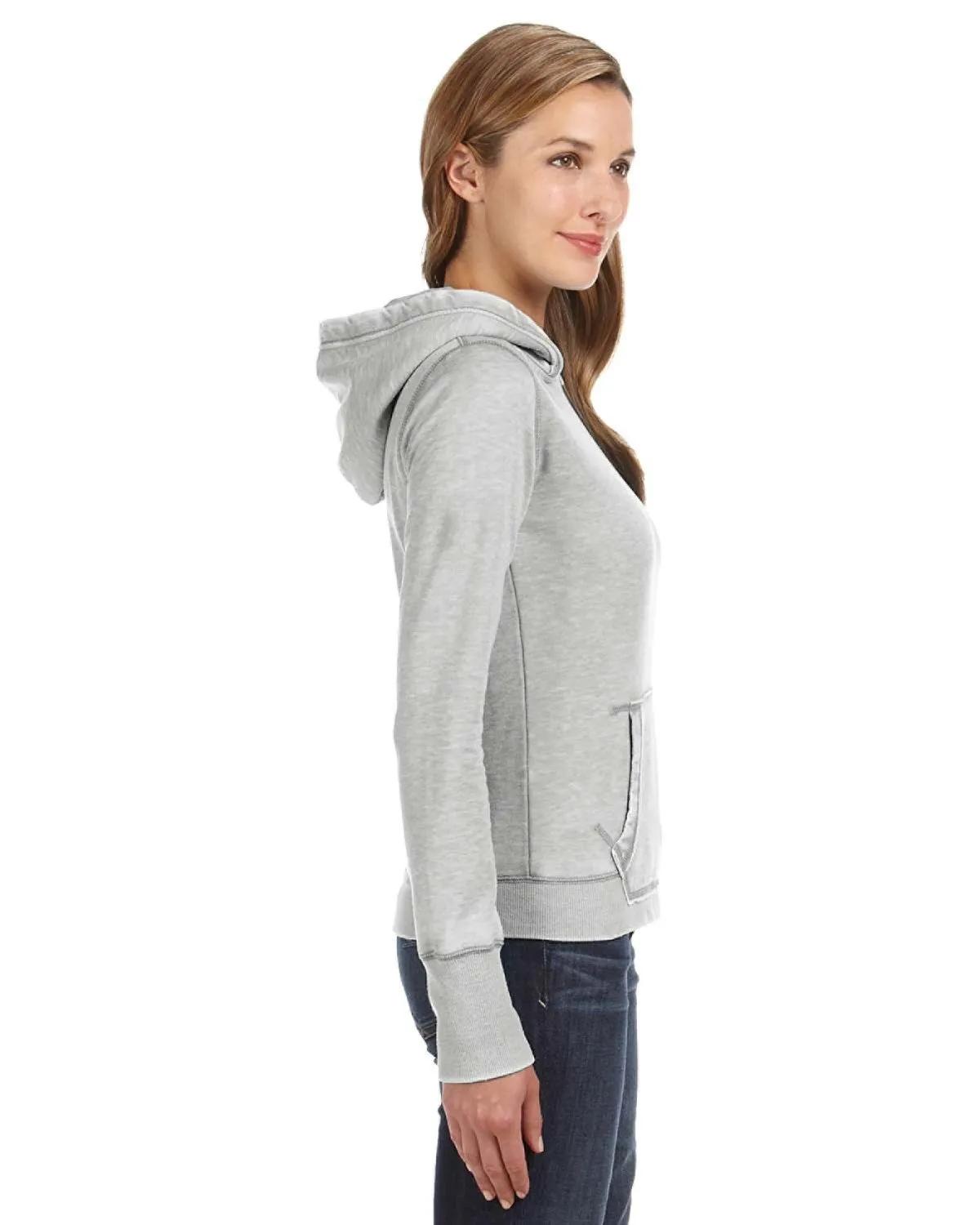 Ladies' Zen Pullover Fleece Hooded Sweatshirt 6 of 17