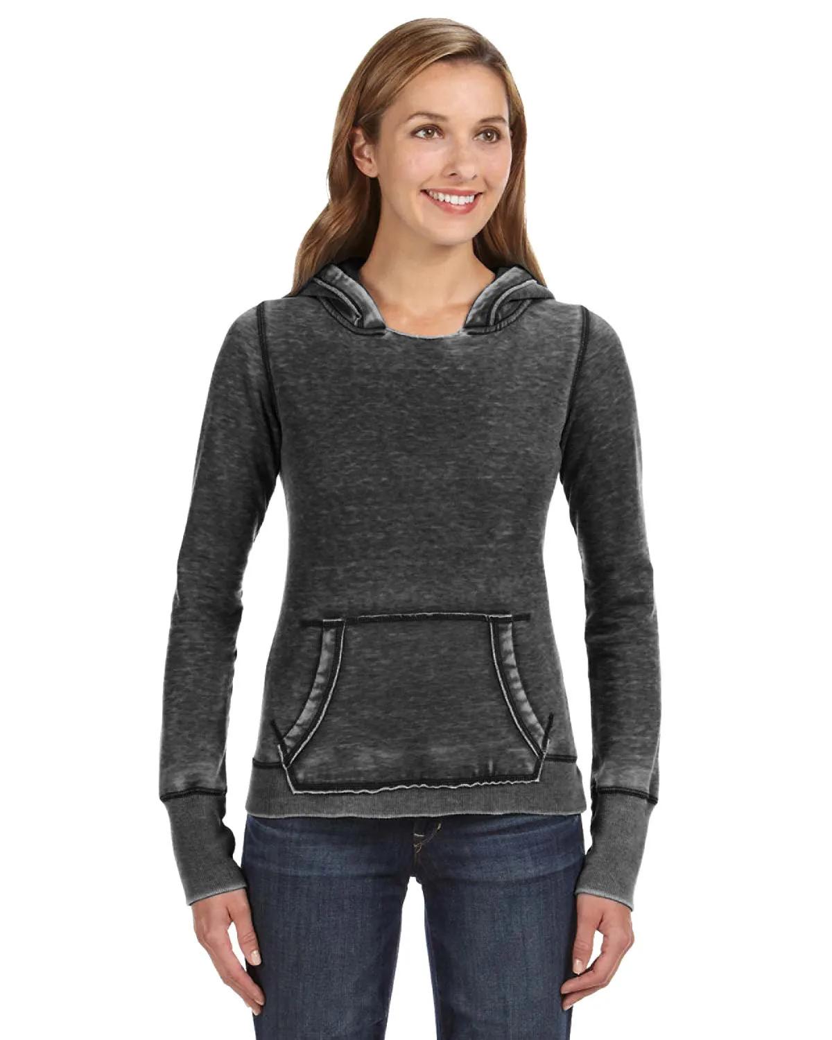 Ladies' Zen Pullover Fleece Hooded Sweatshirt 1 of 17