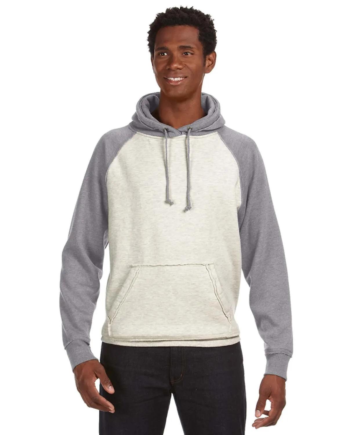 Adult Vintage Heather Pullover Hooded Sweatshirt 5 of 26