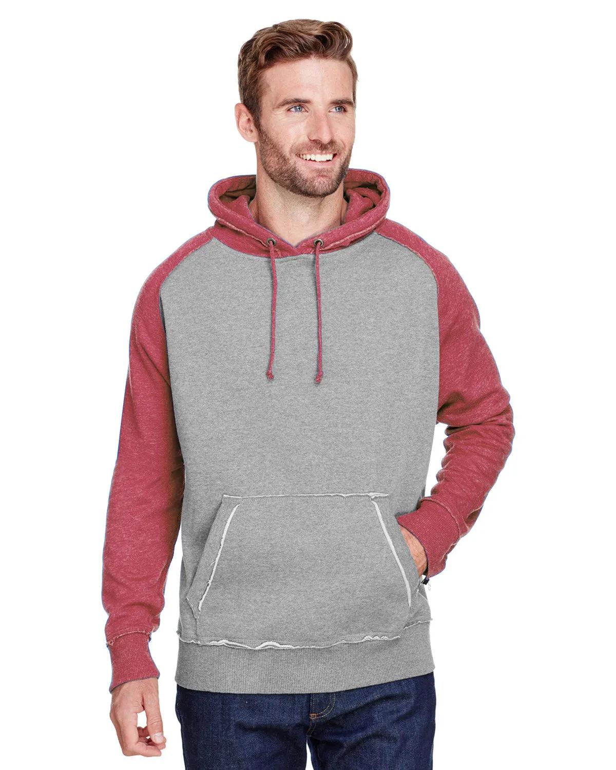 Adult Vintage Heather Pullover Hooded Sweatshirt 2 of 26