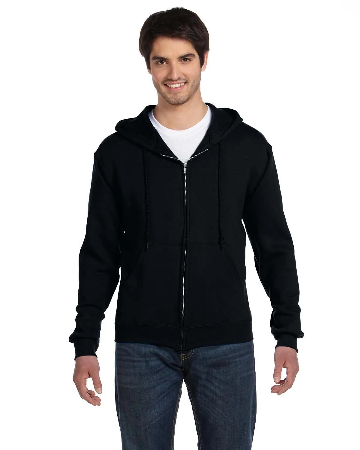 Adult Supercotton™ Full-Zip Hooded Sweatshirt 2 of 8