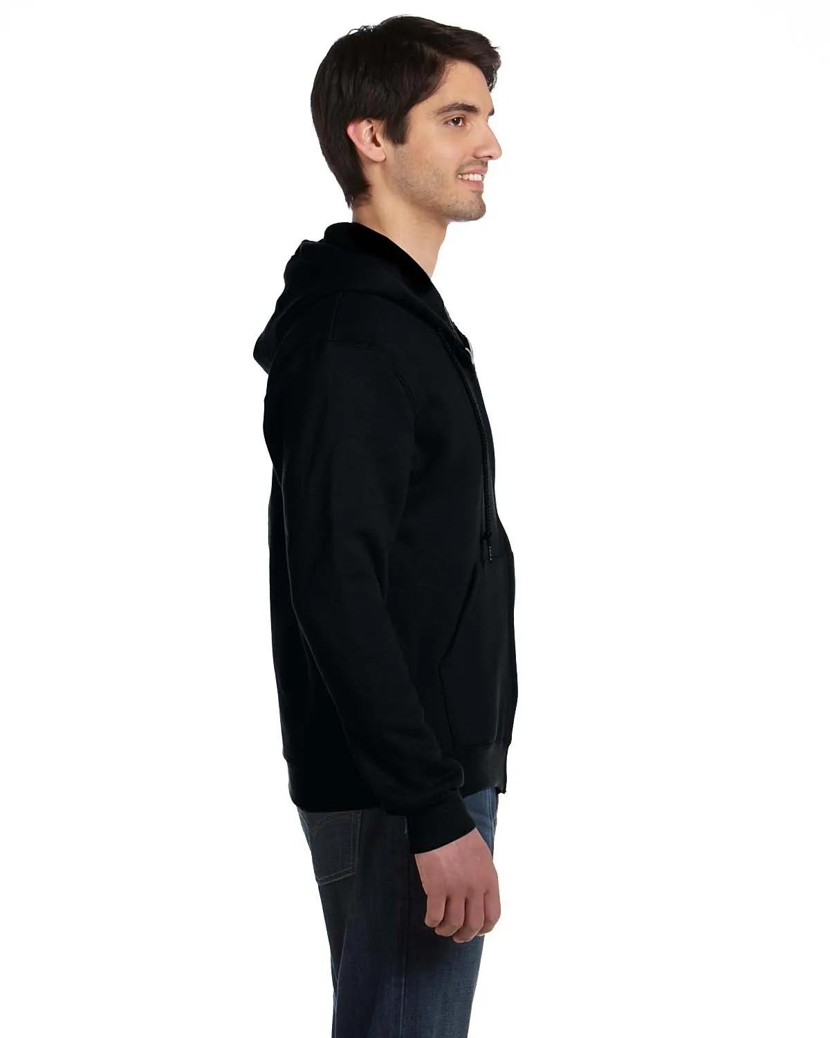 Adult Supercotton™ Full-Zip Hooded Sweatshirt 6 of 8