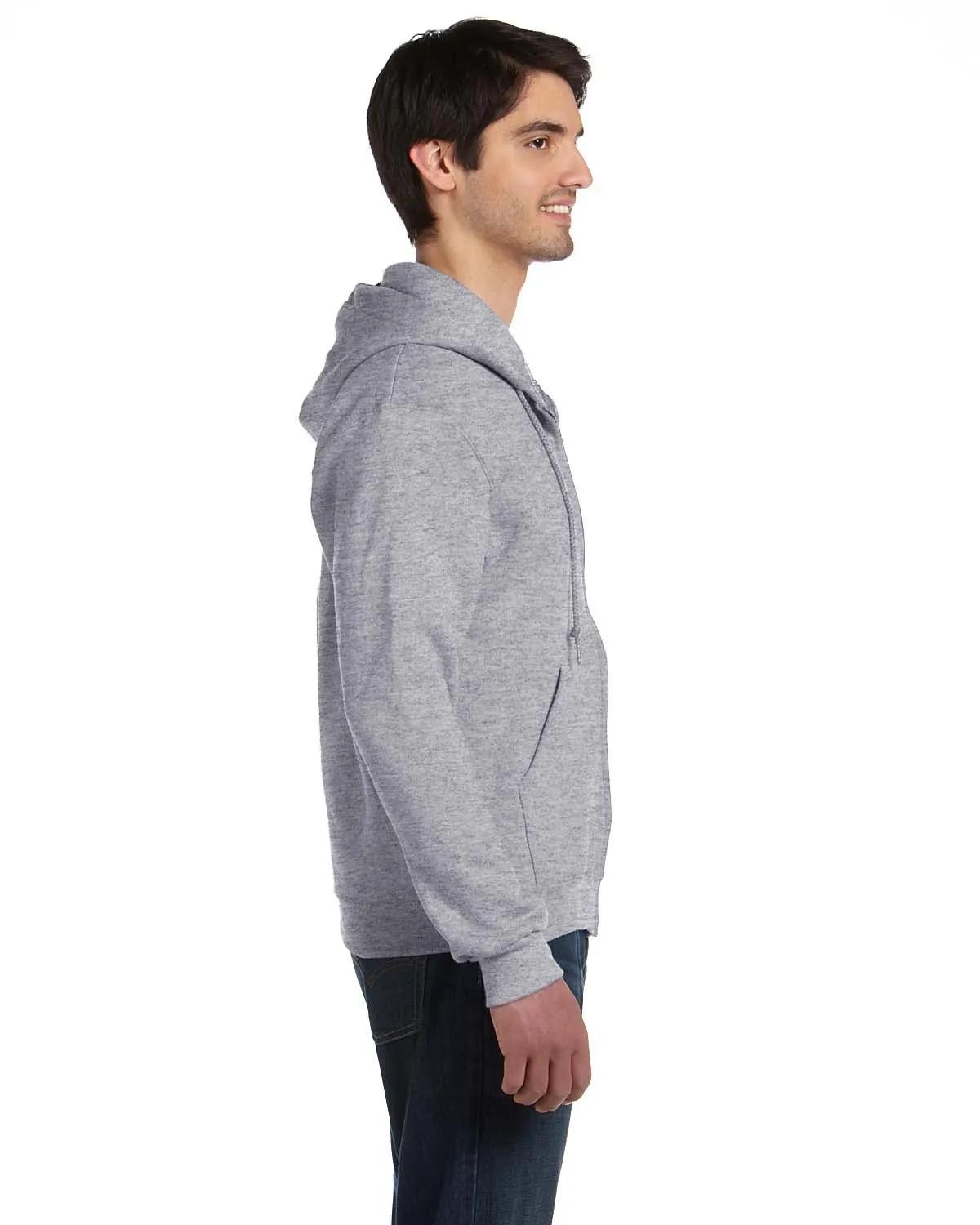 Adult Supercotton™ Full-Zip Hooded Sweatshirt 4 of 8
