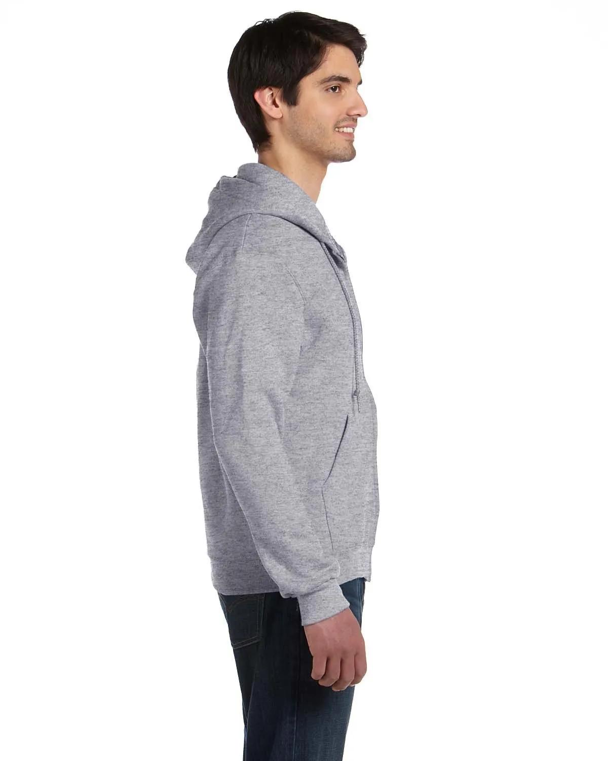 Adult Supercotton™ Full-Zip Hooded Sweatshirt 6 of 8