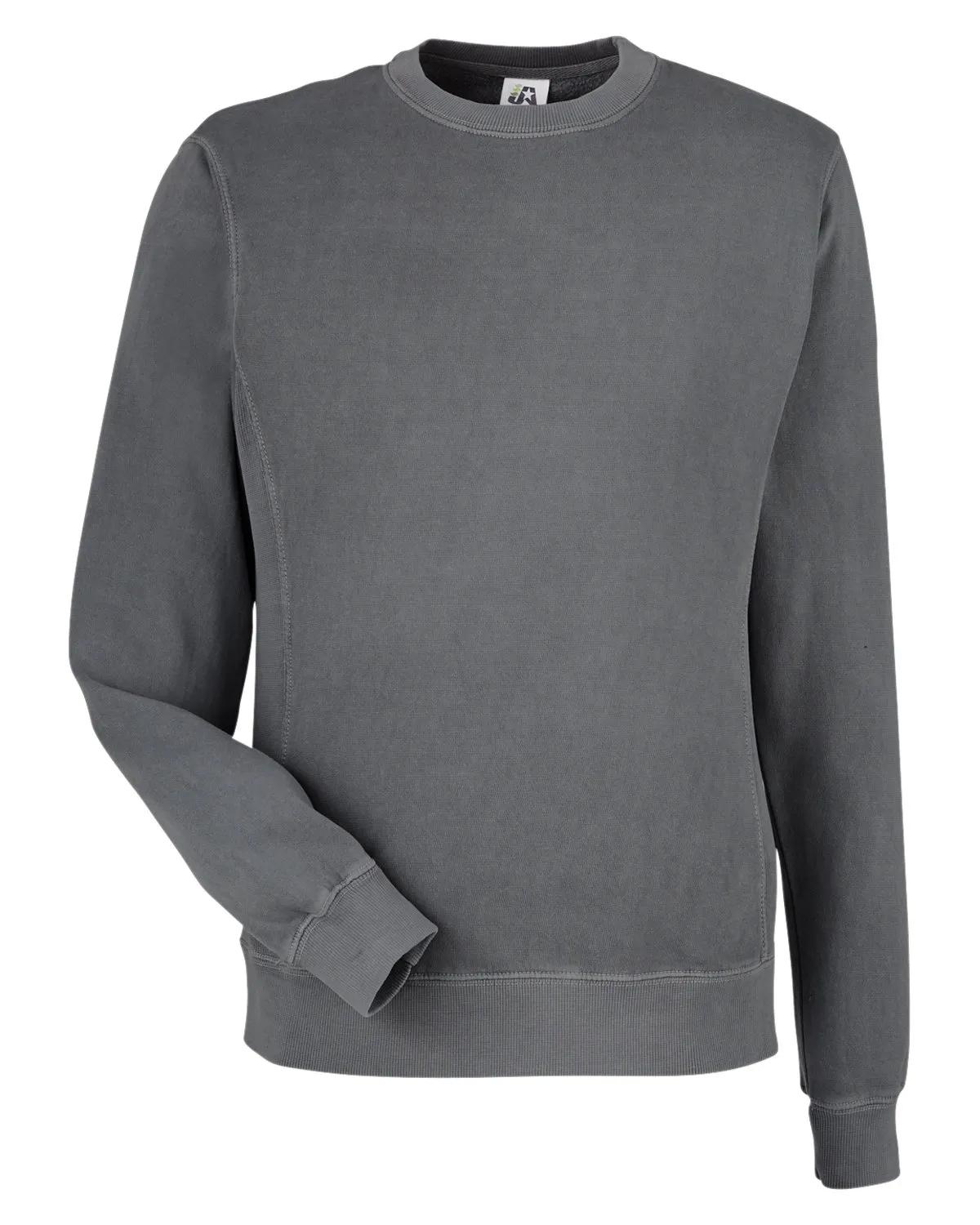 Unisex Pigment Dyed Fleece Sweatshirt 7 of 35