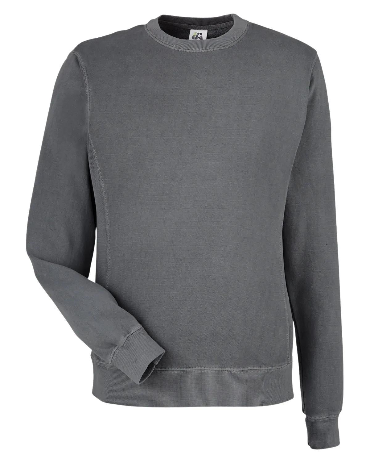 Unisex Pigment Dyed Fleece Sweatshirt 24 of 35