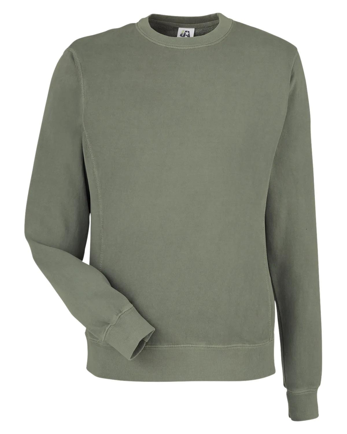 Unisex Pigment Dyed Fleece Sweatshirt 3 of 35