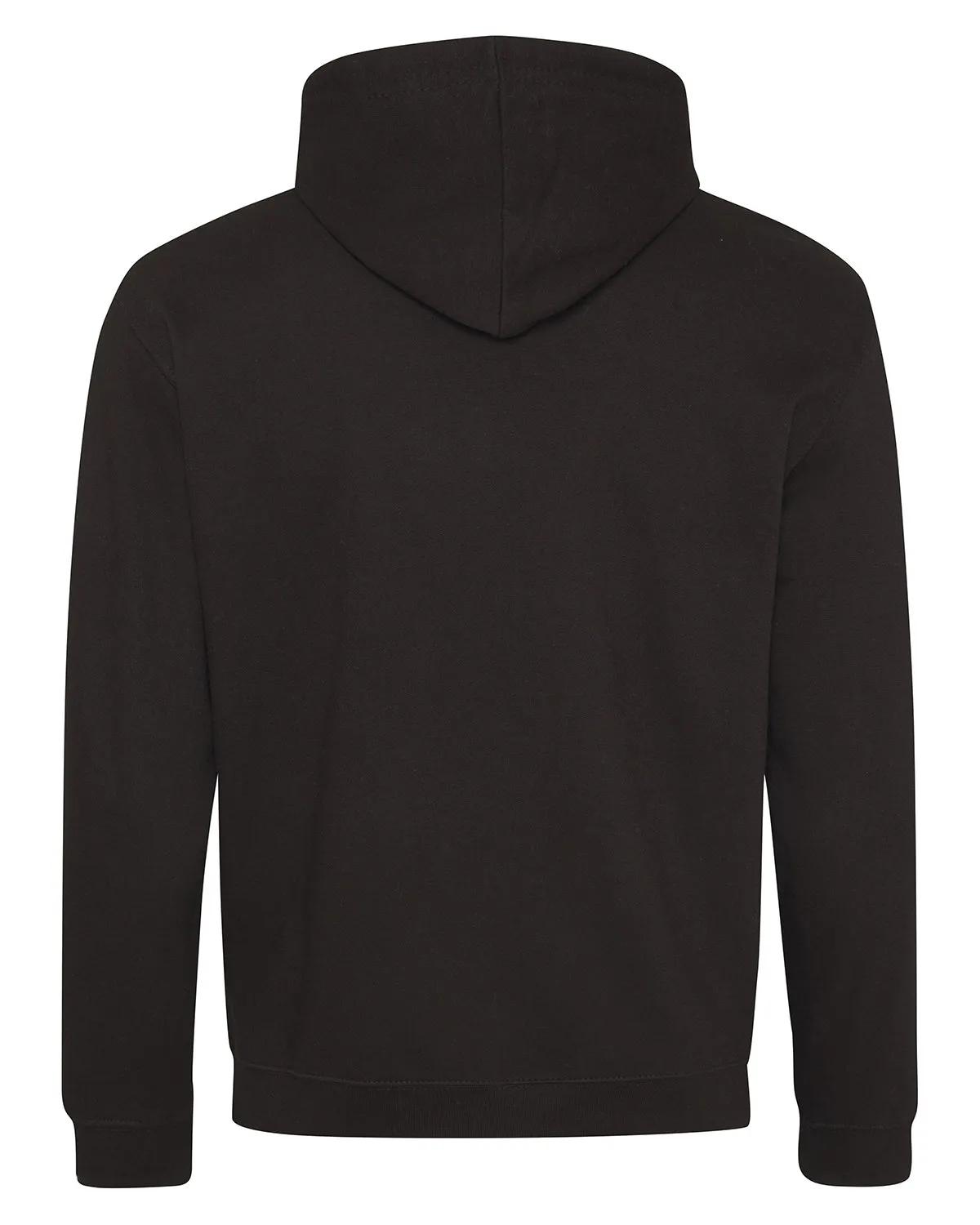 Adult Midweight Varsity Contrast Hooded Sweatshirt 35 of 37