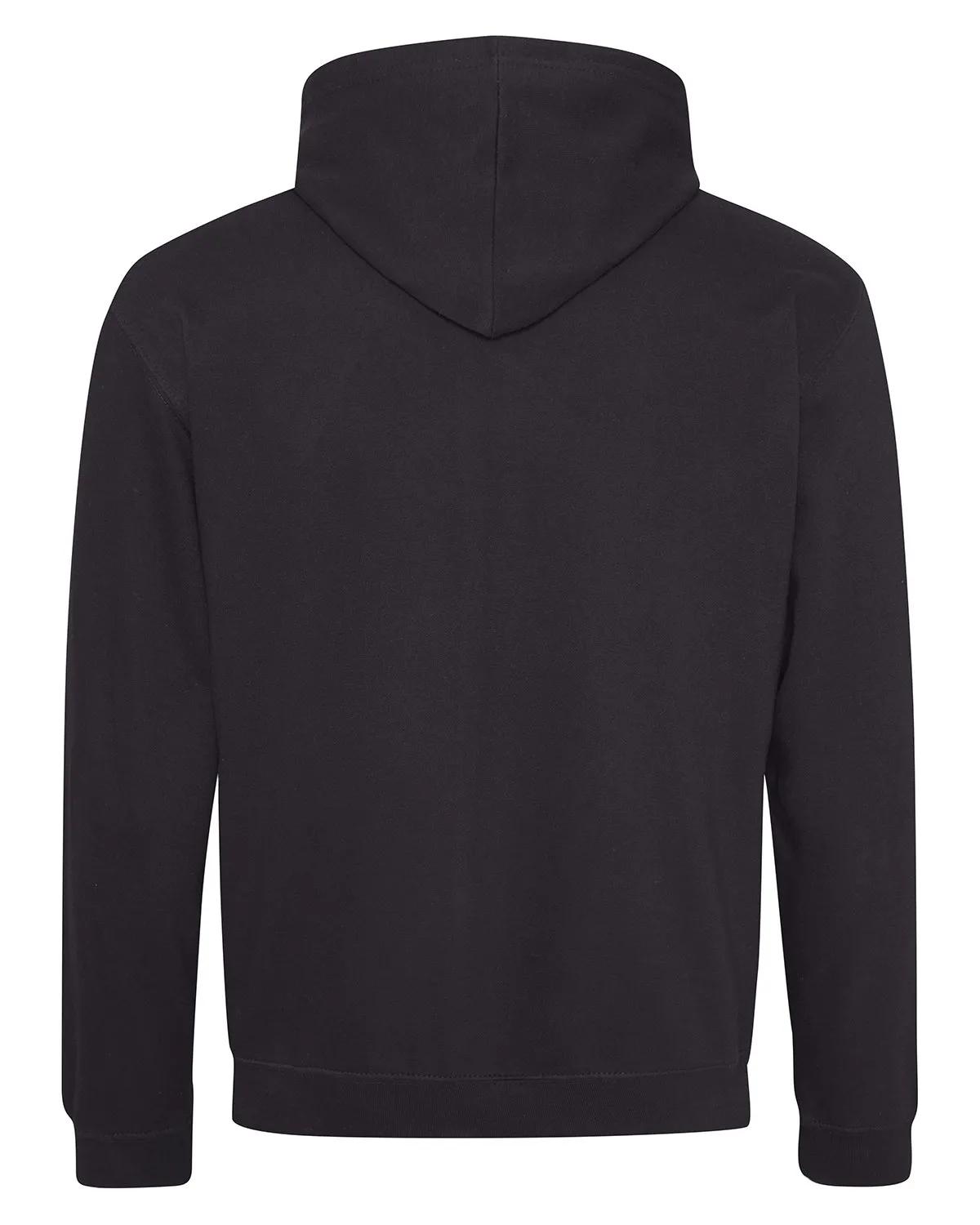 Adult Midweight Varsity Contrast Hooded Sweatshirt 30 of 37