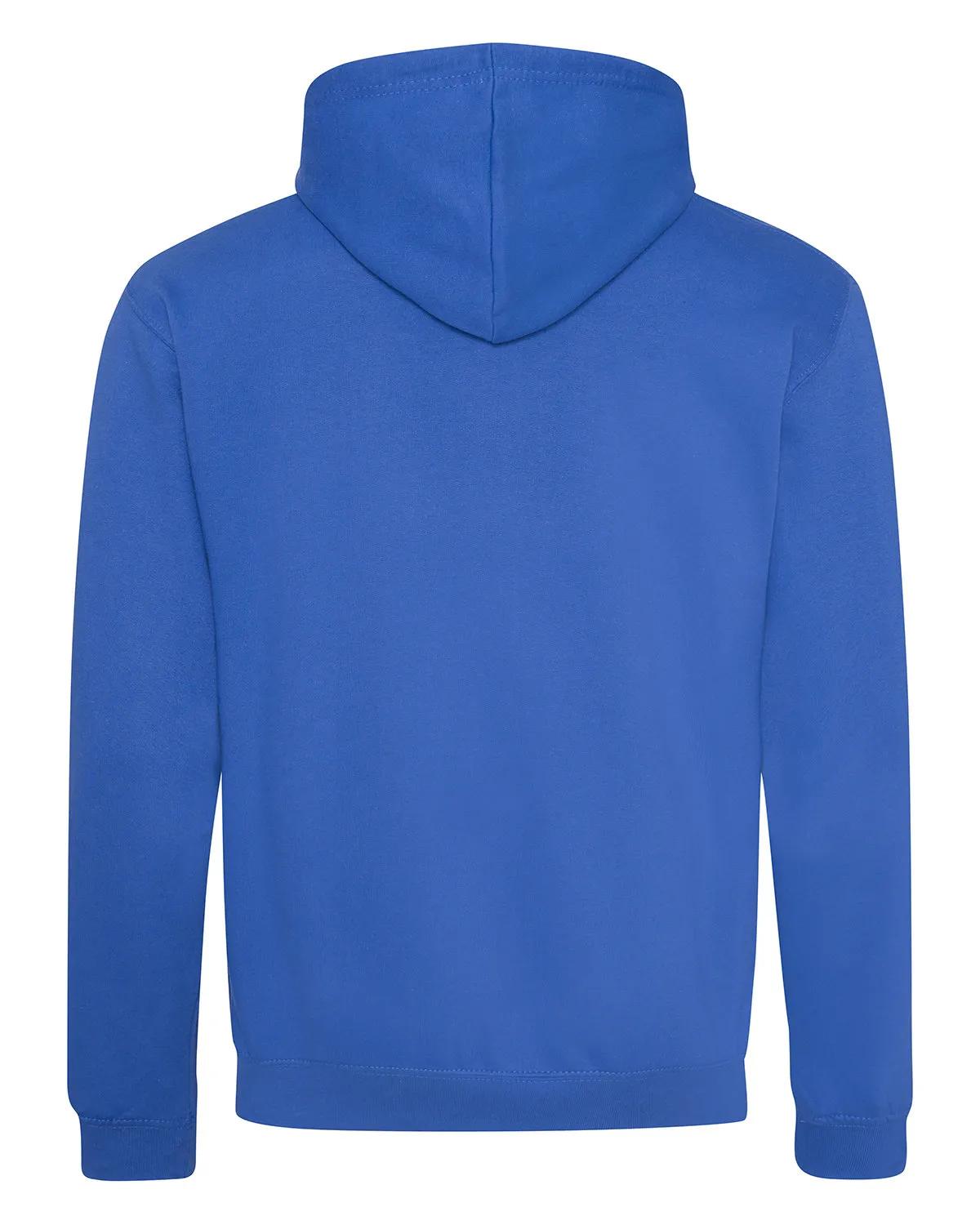 Adult Midweight Varsity Contrast Hooded Sweatshirt 19 of 37