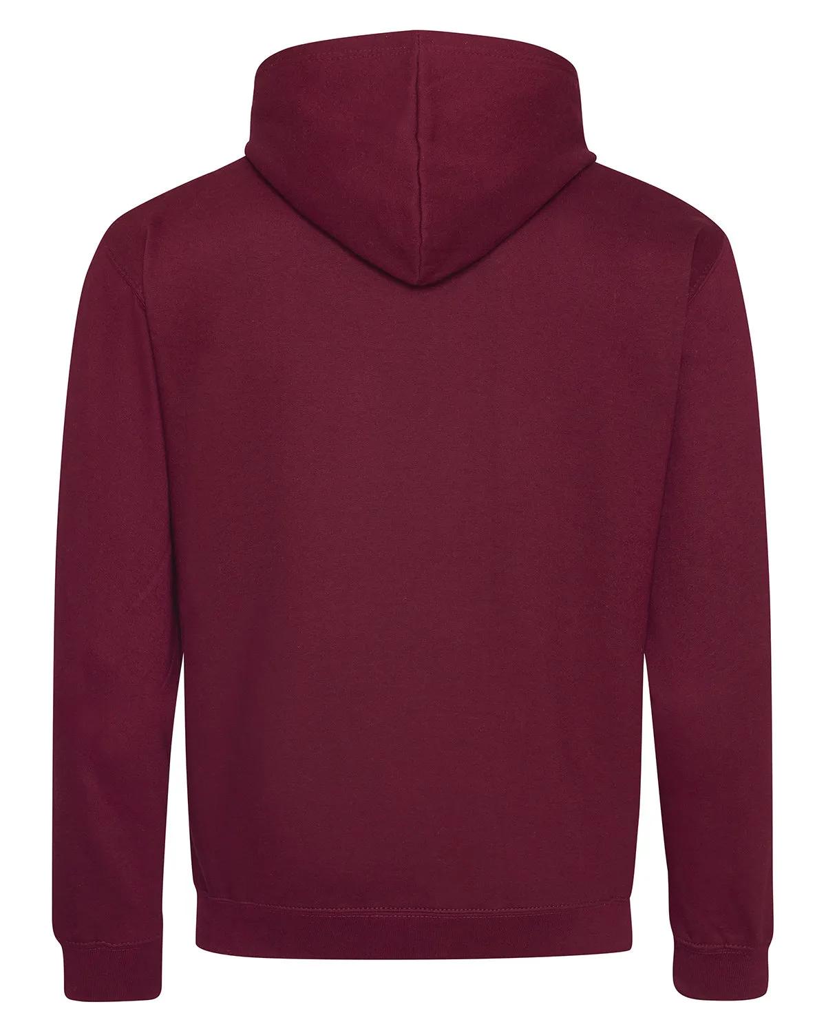 Adult Midweight Varsity Contrast Hooded Sweatshirt 21 of 37