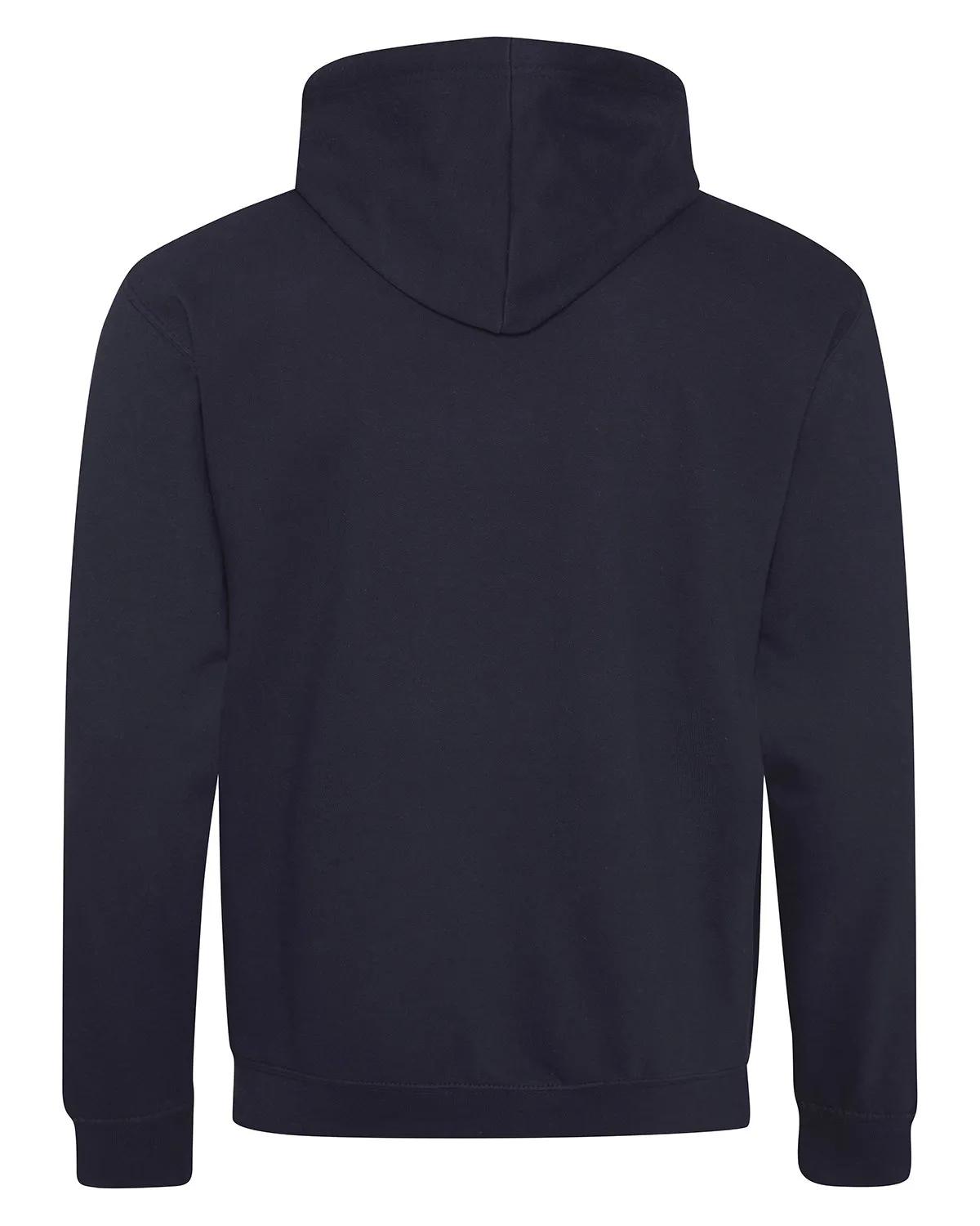 Adult Midweight Varsity Contrast Hooded Sweatshirt 31 of 37