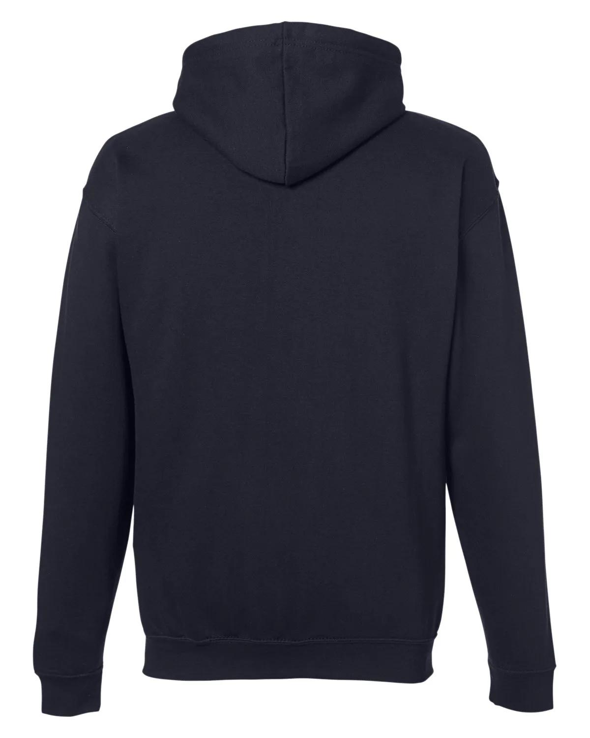 Adult Midweight Varsity Contrast Hooded Sweatshirt 28 of 37