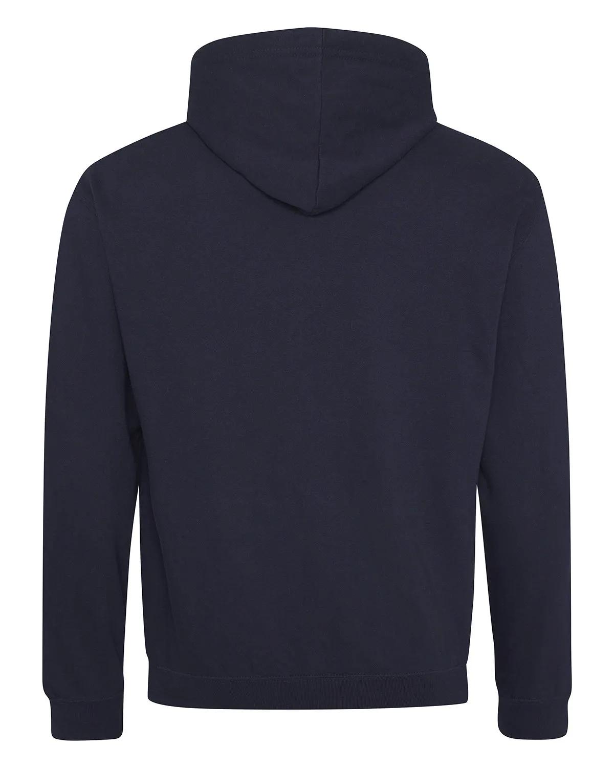 Adult Midweight Varsity Contrast Hooded Sweatshirt 26 of 37