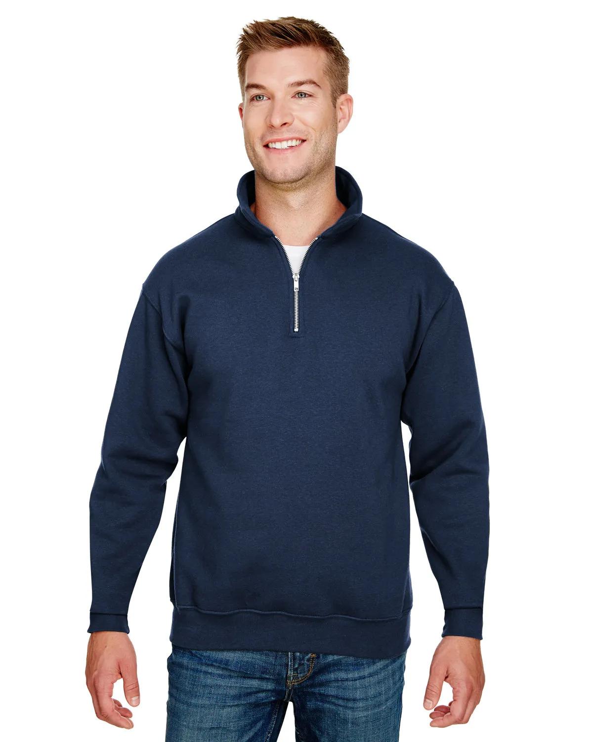 Unisex USA Made Quarter-Zip Pullover Sweatshirt 3 of 21