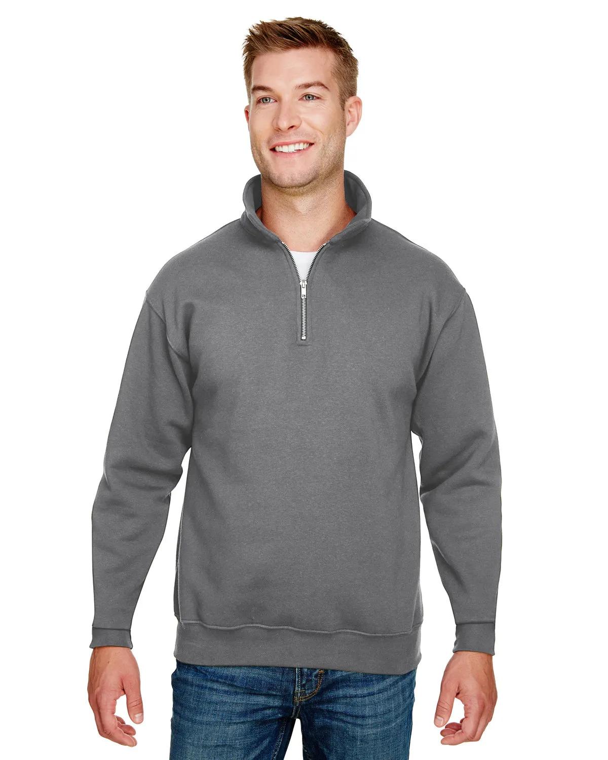 Unisex USA Made Quarter-Zip Pullover Sweatshirt 4 of 21
