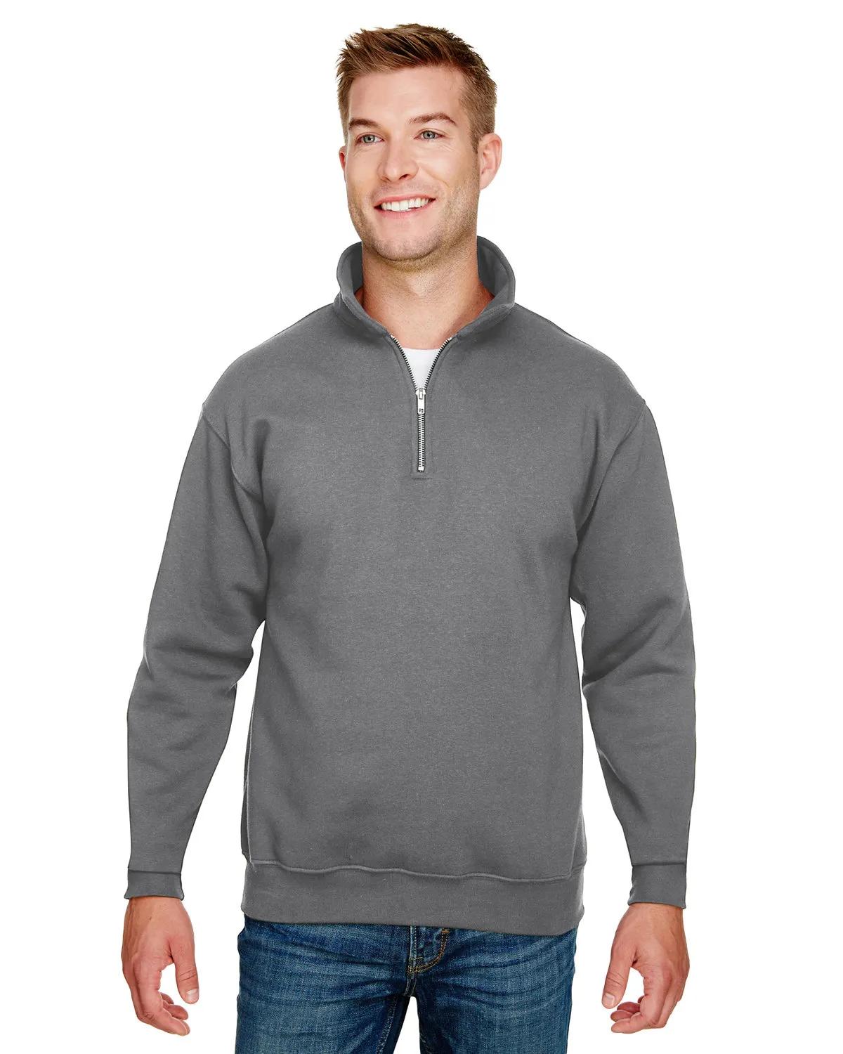 Unisex USA Made Quarter-Zip Pullover Sweatshirt 2 of 21