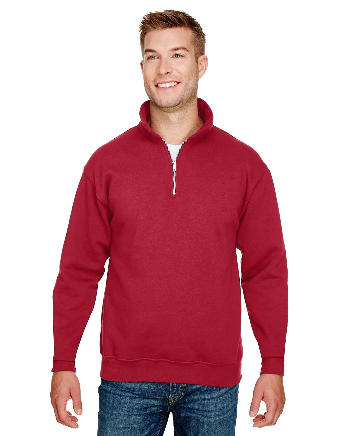 Unisex USA Made Quarter-Zip Pullover Sweatshirt 7 of 21