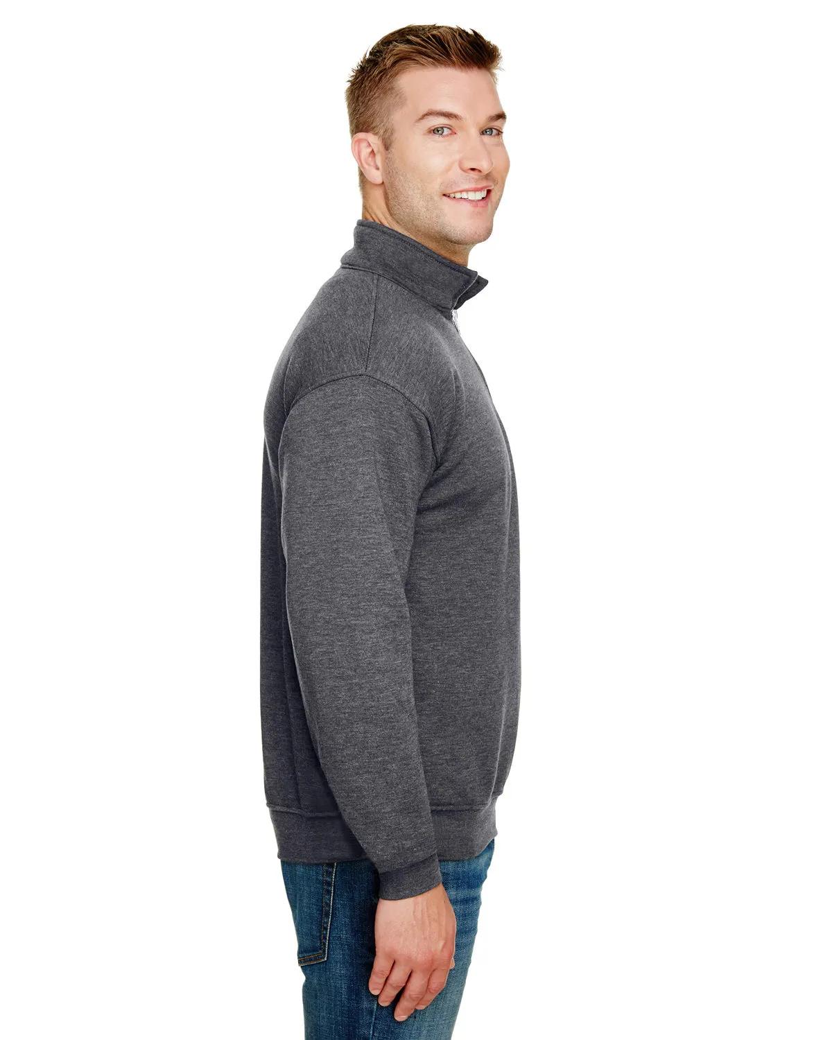 Unisex USA Made Quarter-Zip Pullover Sweatshirt 19 of 21