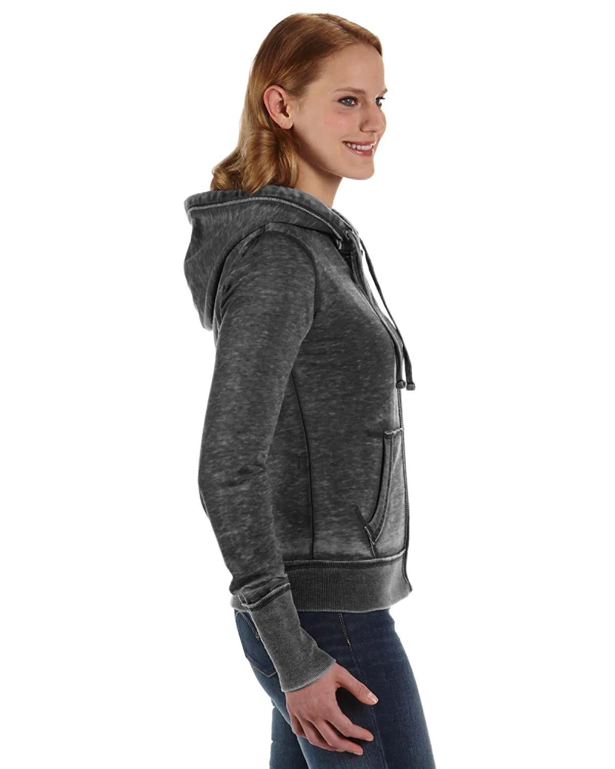 Ladies' Zen Full-Zip Fleece Hooded Sweatshirt 6 of 8