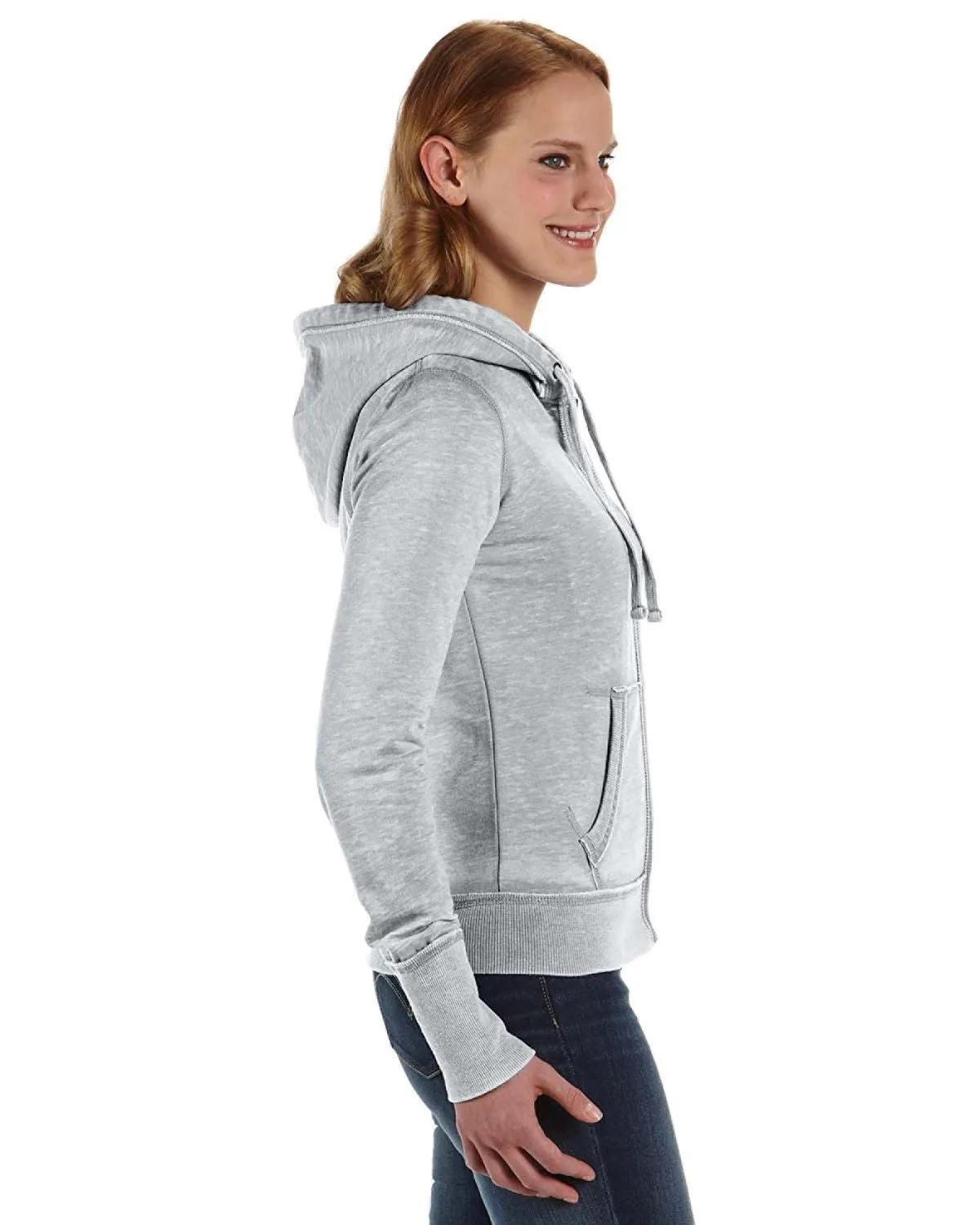 Ladies' Zen Full-Zip Fleece Hooded Sweatshirt 7 of 8