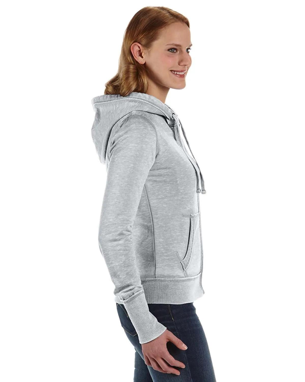 Ladies' Zen Full-Zip Fleece Hooded Sweatshirt 4 of 8